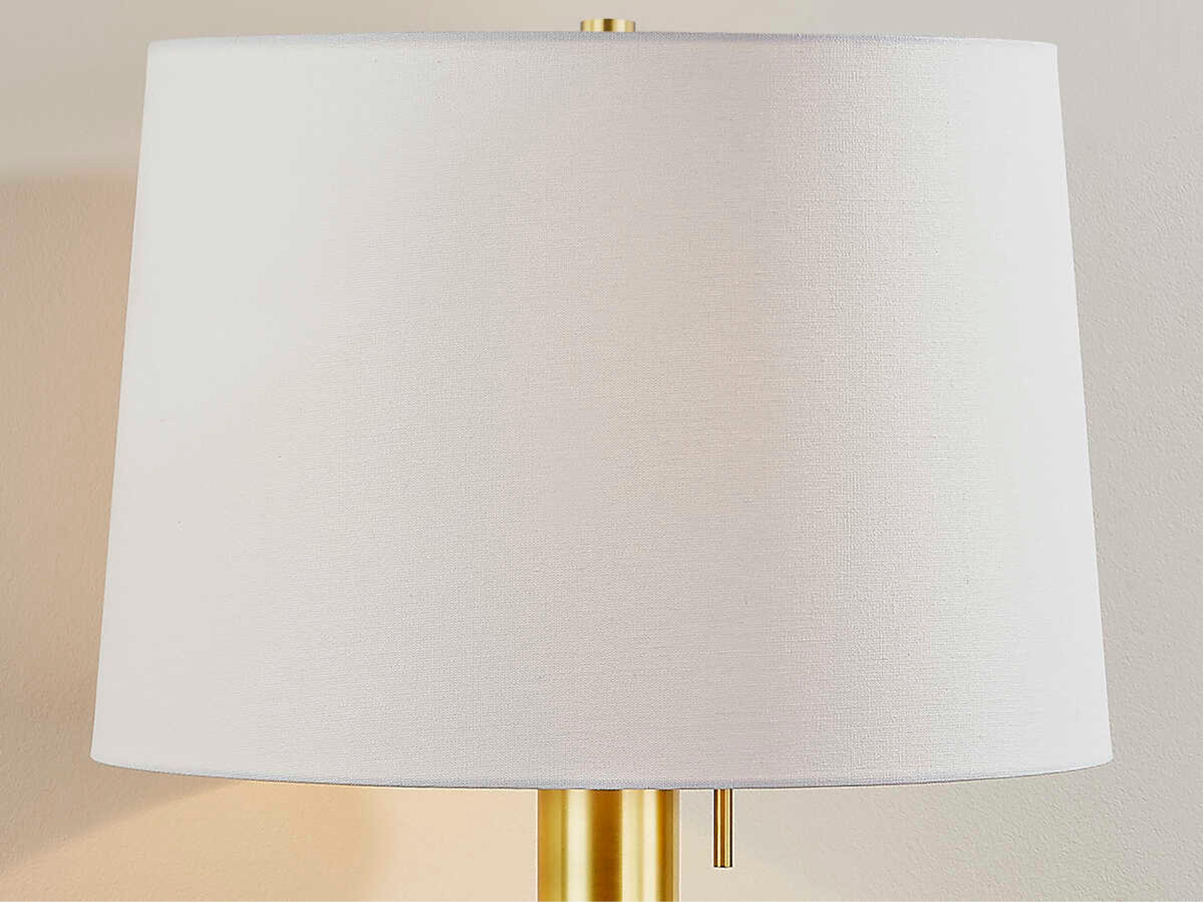 Mitzi Clarissa Aged Brass Brown Buffet Lamp