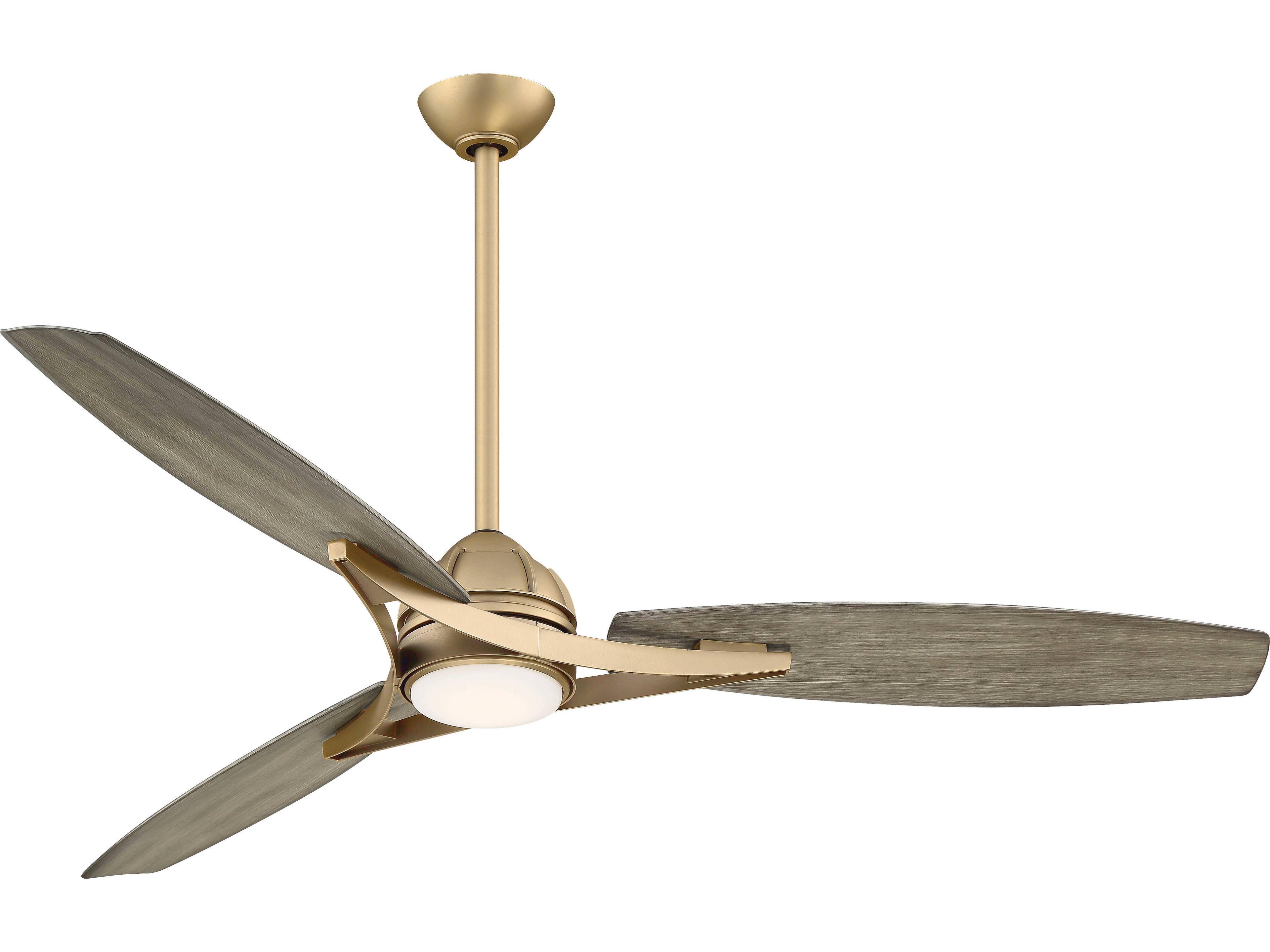 Molino 65 Inch Smart LED Ceiling Fan in Soft Brass