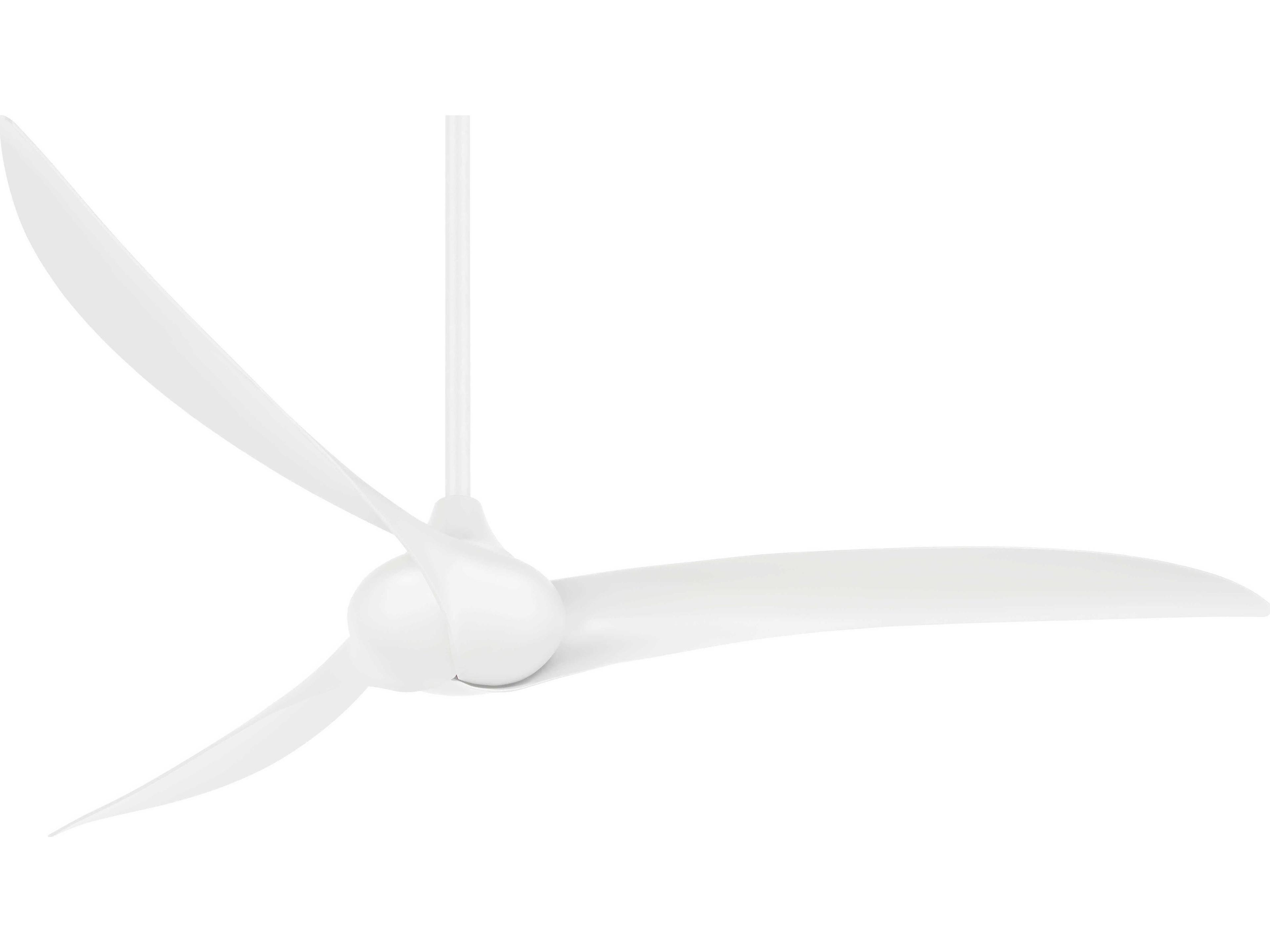 Wave 65 Inch Ceiling Fan in White