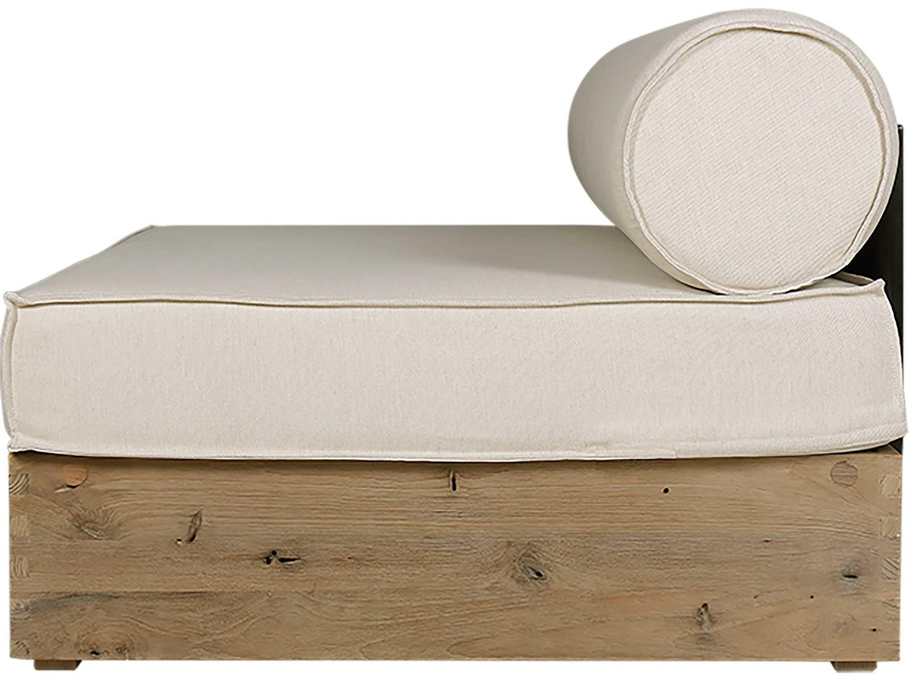 MamaGreen Aiko Teak Cushion Modular Patio Lounge Chair