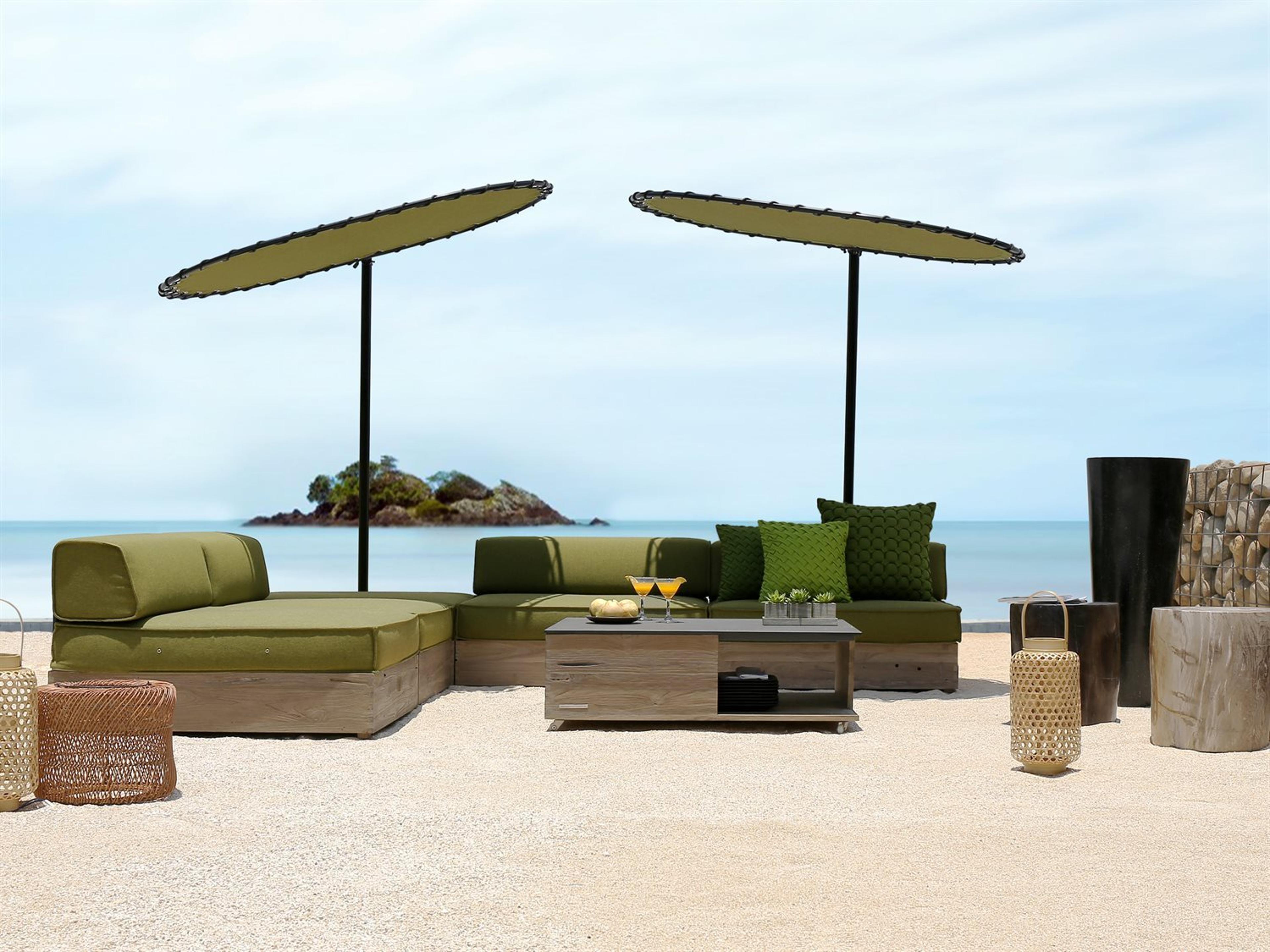 MamaGreen Aiko Quick Ship Teak Rectangular Multi-fit Outdoor Coffee Table