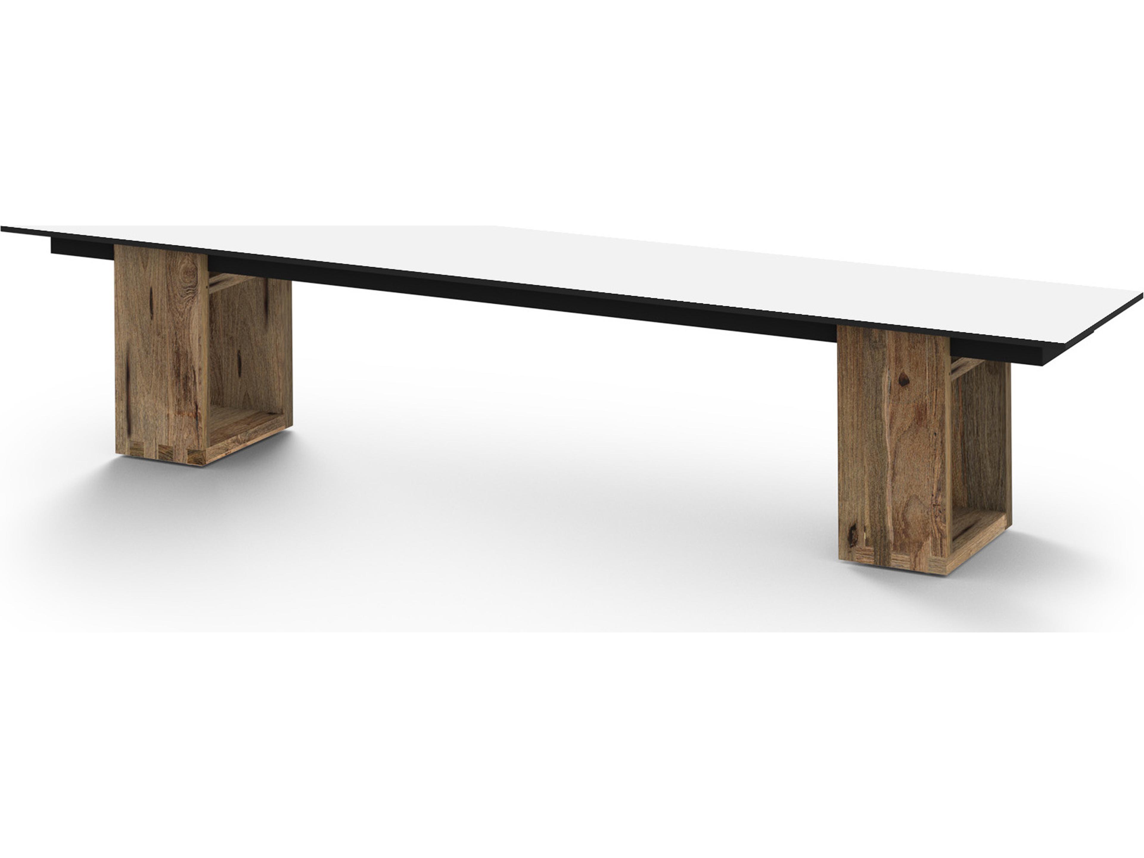 MamaGreen Aiko Teak Resin Outdoor Patio Bench