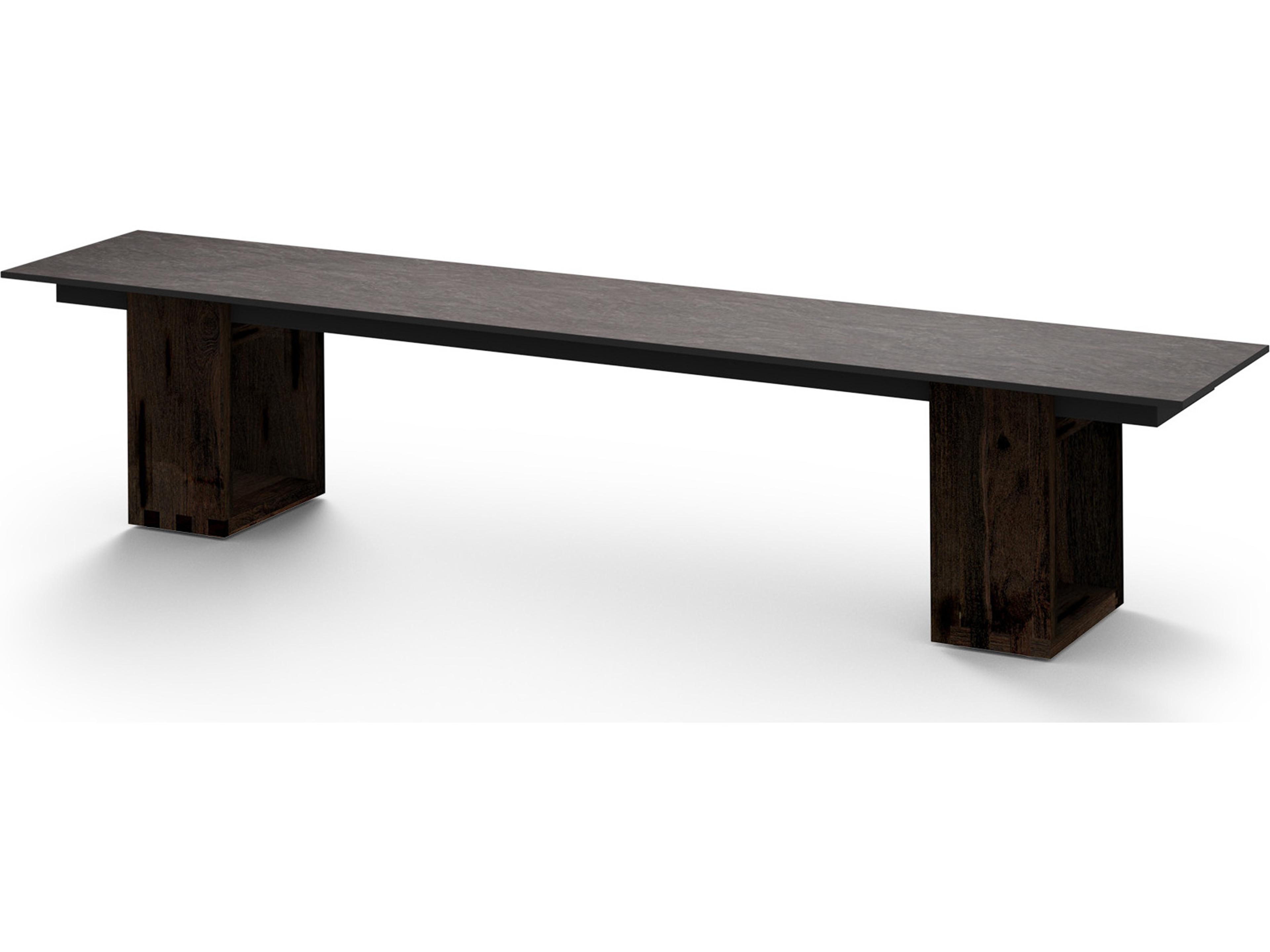 MamaGreen Aiko Teak Resin Outdoor Patio Bench