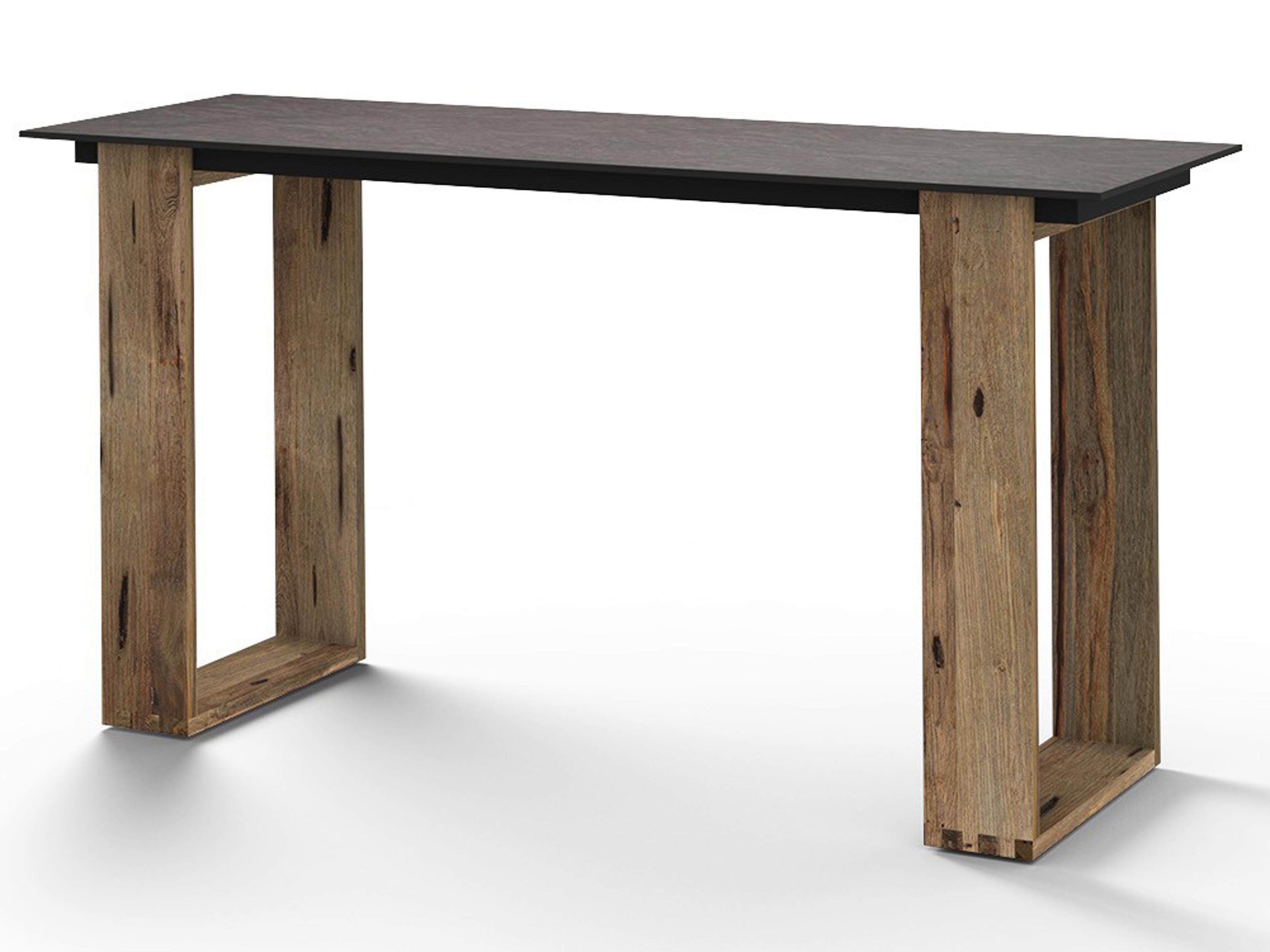 MamaGreen Aiko Teak Rectangular Patio Bar Table