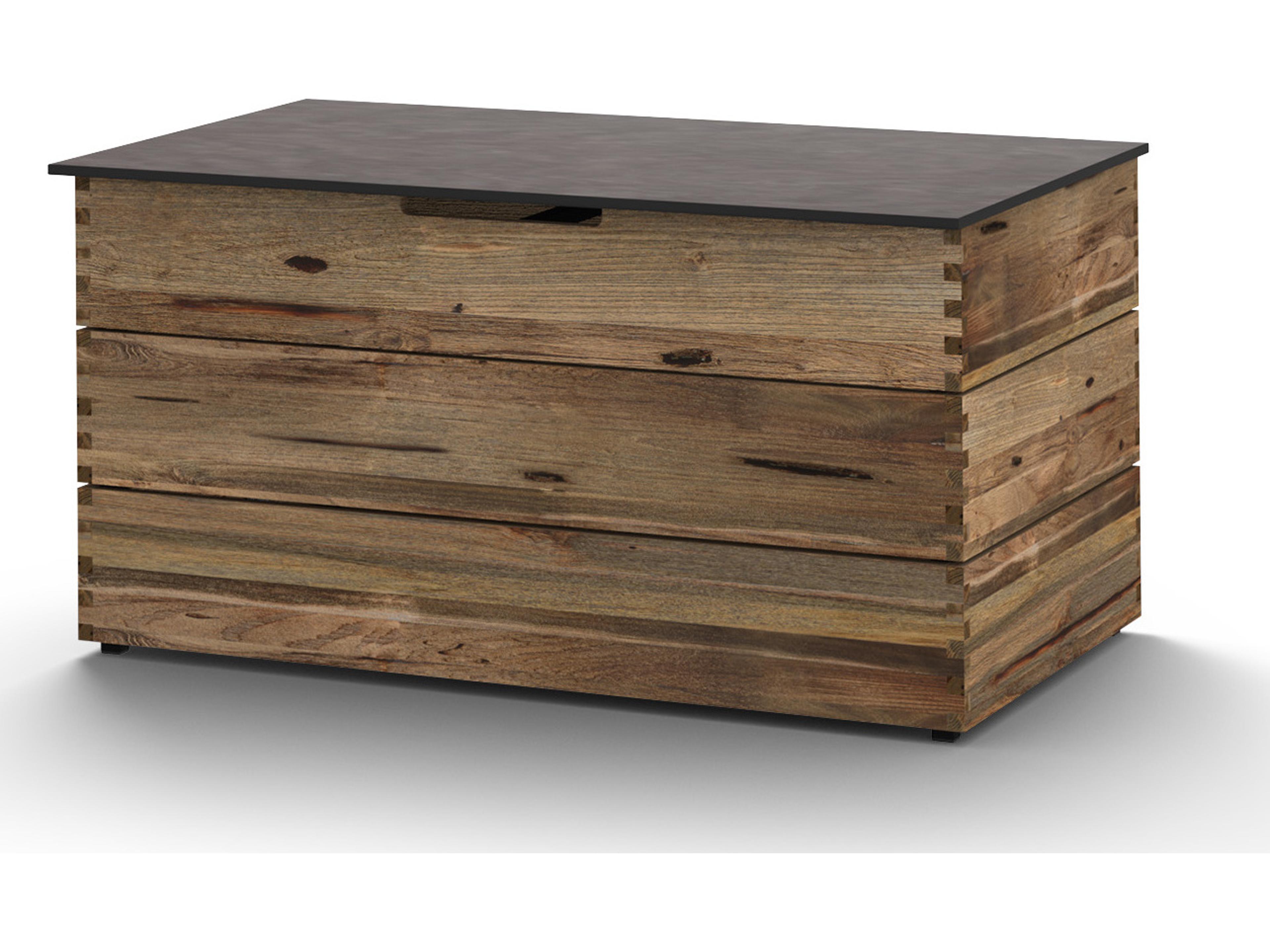 MamaGreen Aiko Teak 44''W x 28''D Rectangular Storage Box