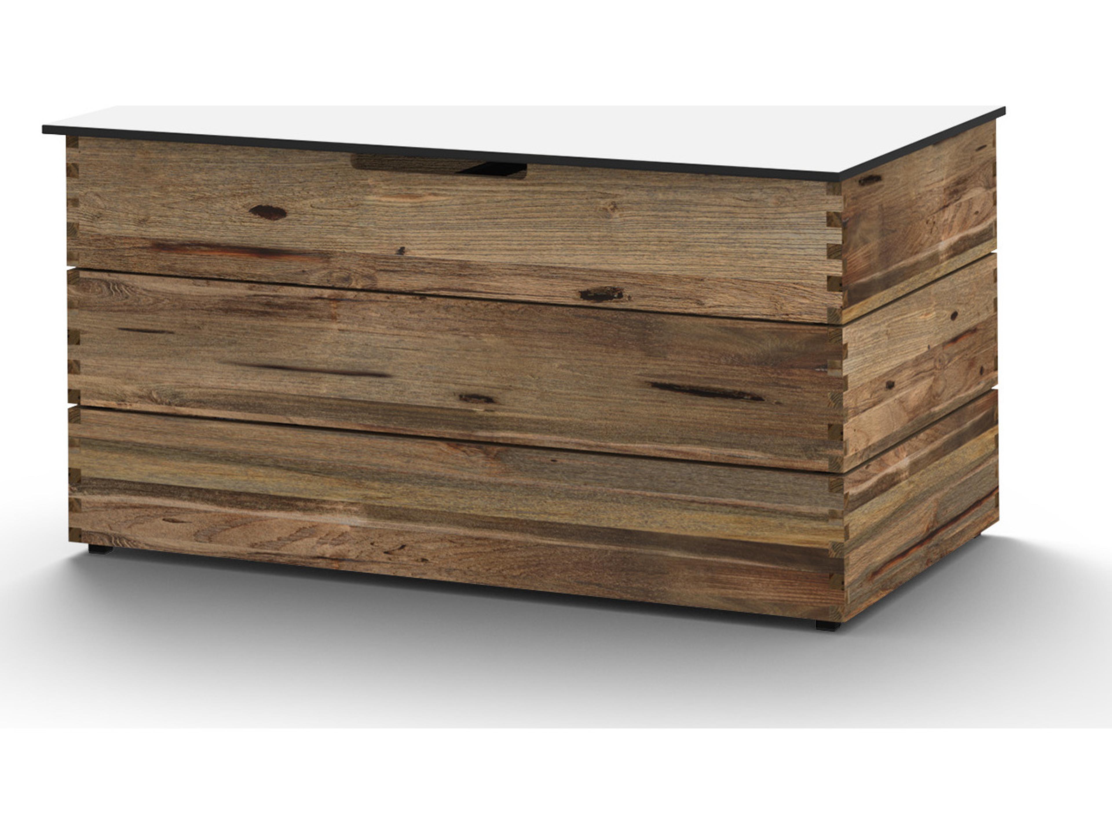 MamaGreen Aiko Teak 44''W x 28''D Rectangular Storage Box