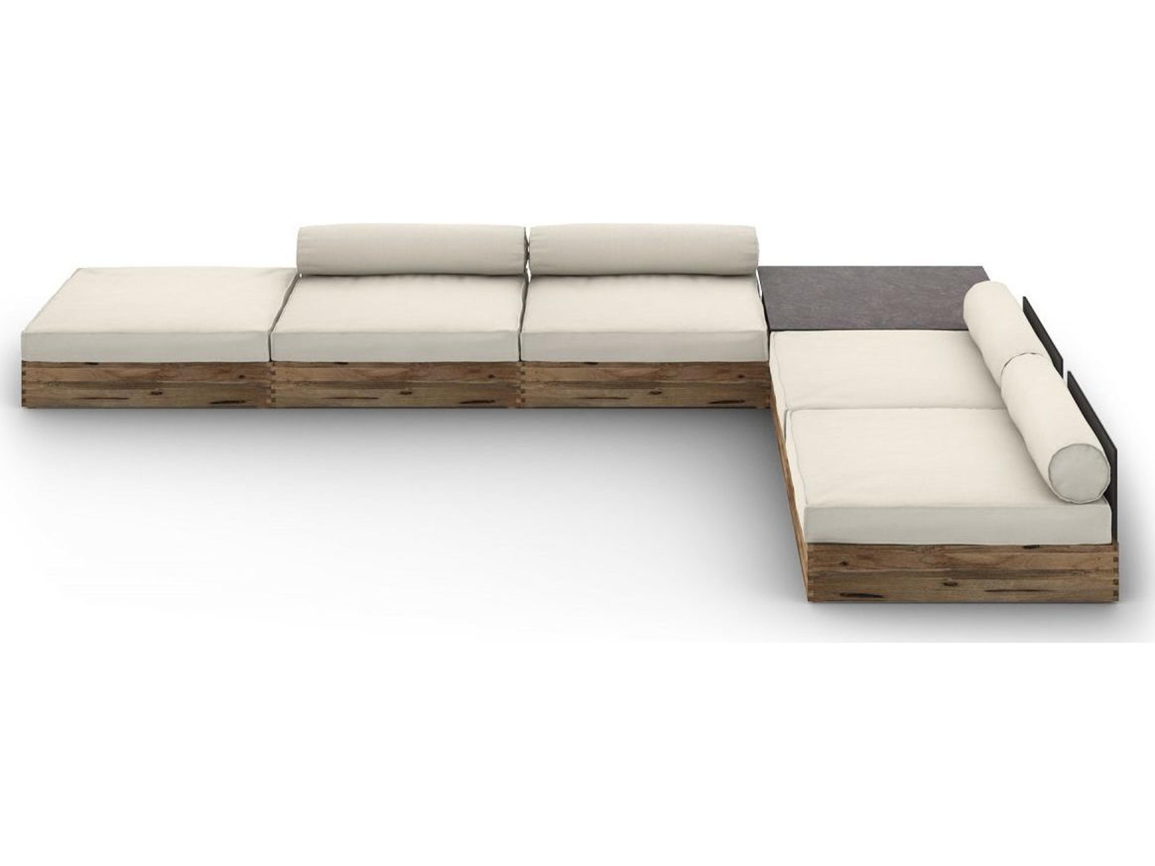 MamaGreen Aiko Teak Cushion Outdoor Lounge Set