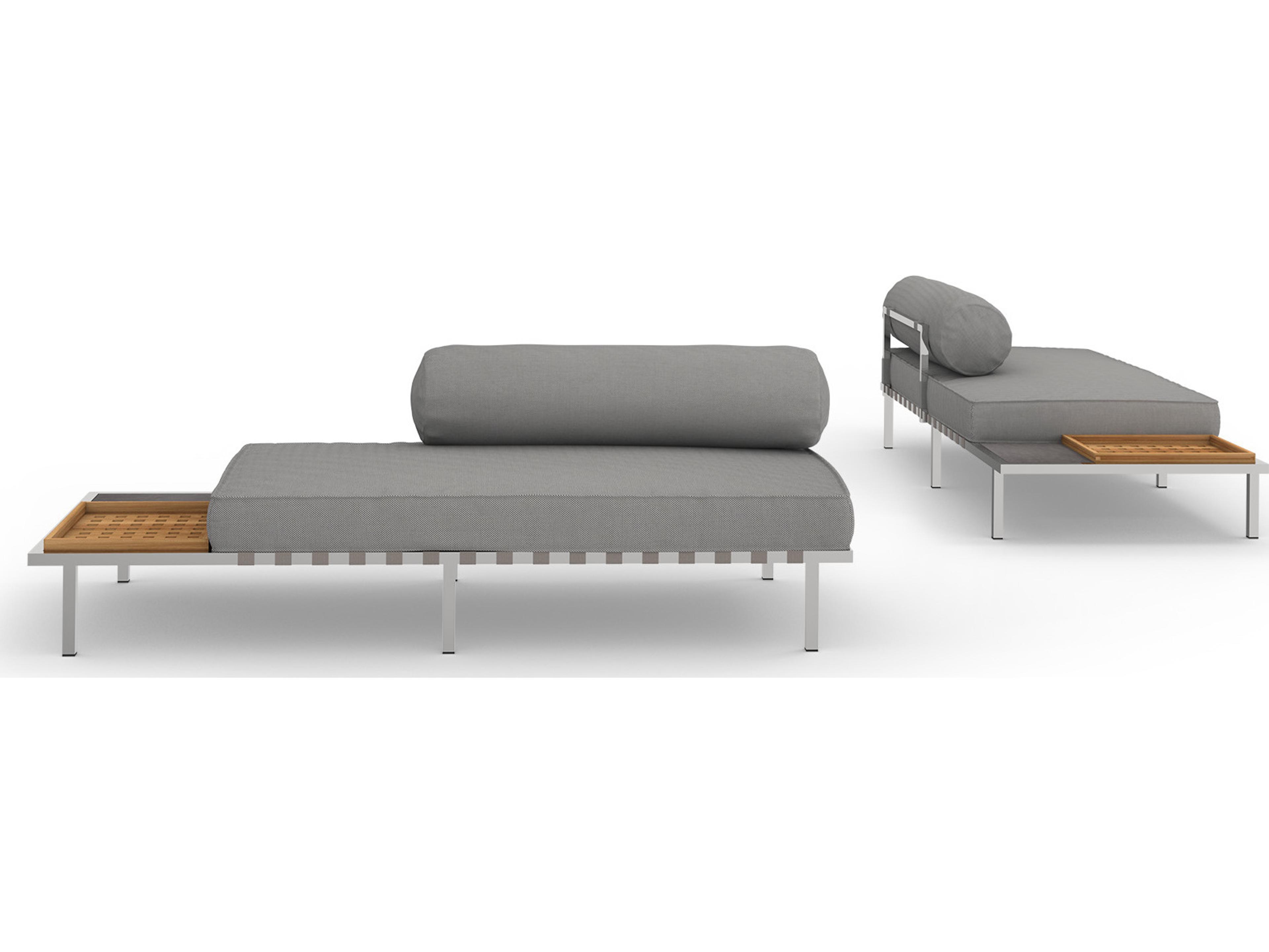 MamaGreen Albatross 316 Stainless Steel Sectional Right Hand Outdoor Patio Loveseat