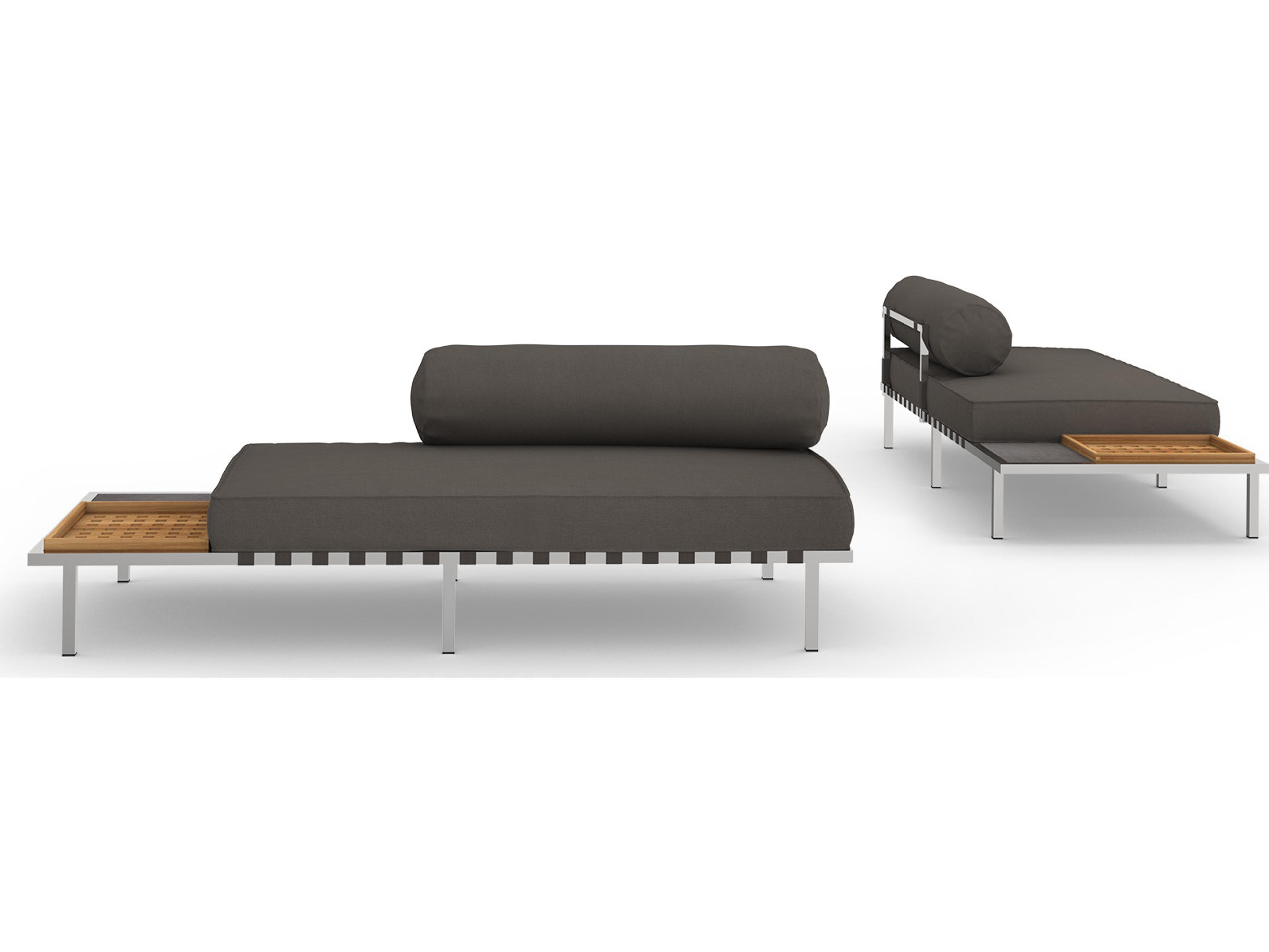 MamaGreen Albatross 316 Stainless Steel Sectional Right Hand Outdoor Patio Loveseat