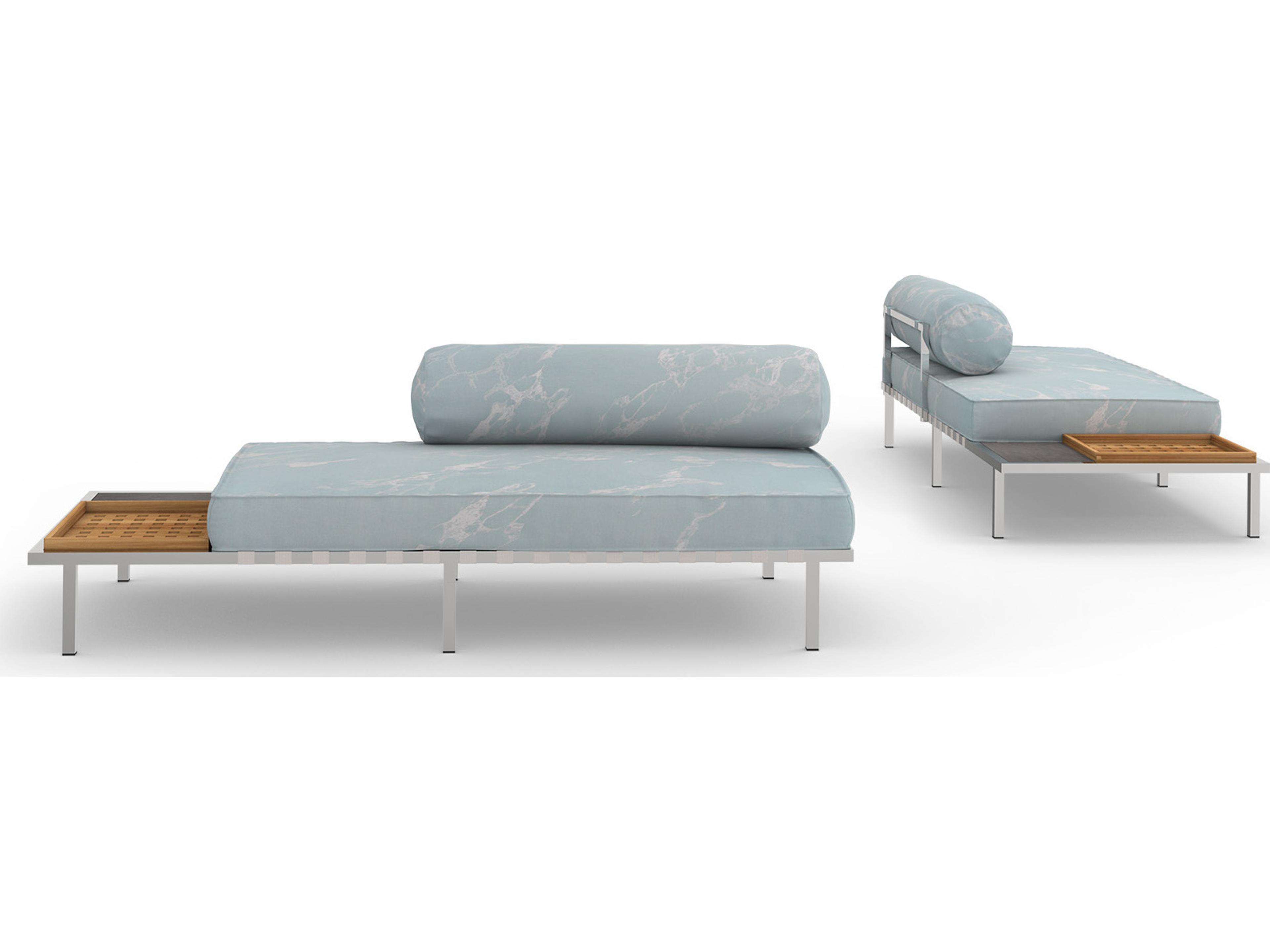 MamaGreen Albatross 316 Stainless Steel Sectional Right Hand Outdoor Patio Loveseat