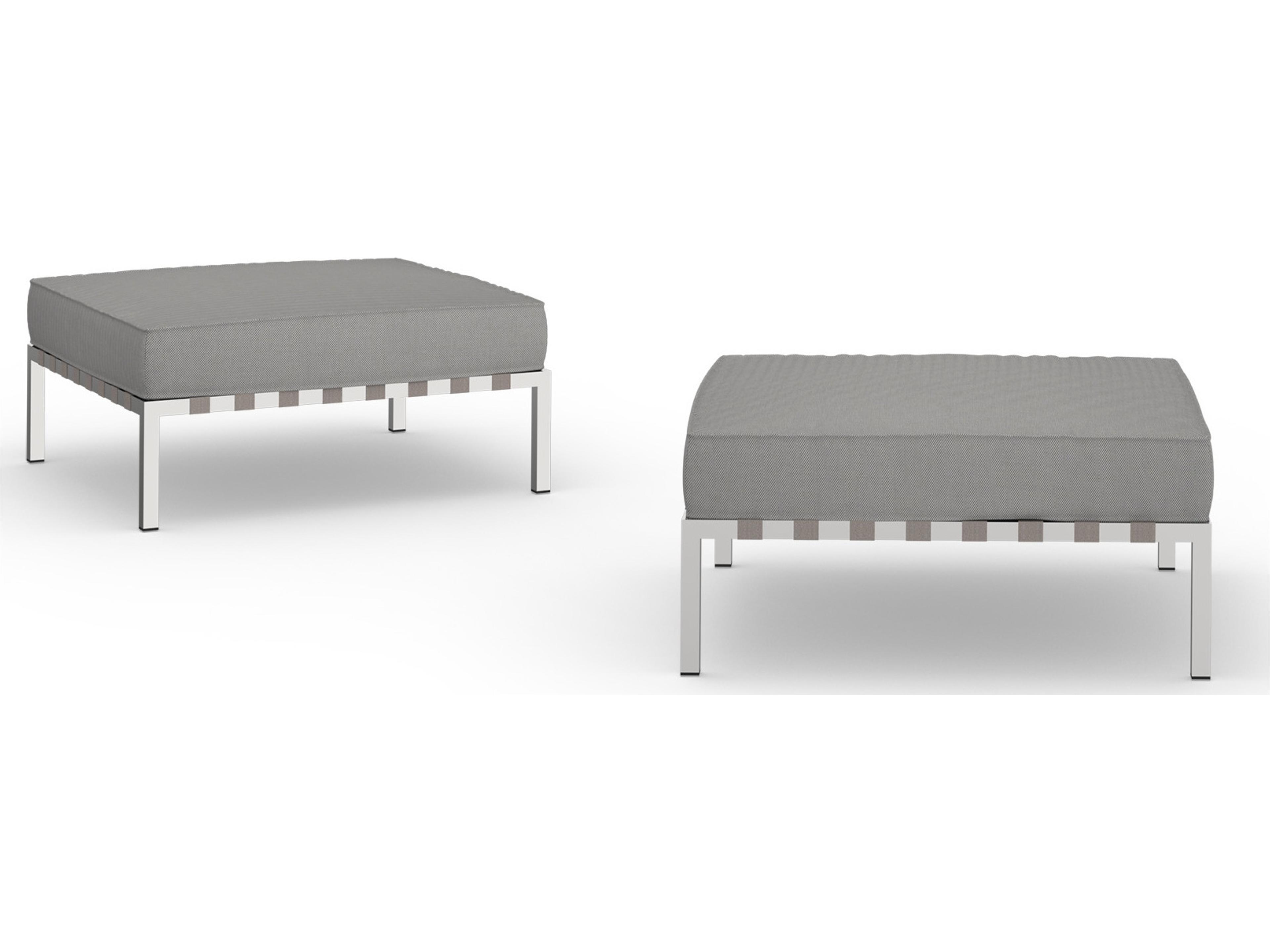 MamaGreen Albatross 316 Stainless Steel Sectional Outdoor Ottoman