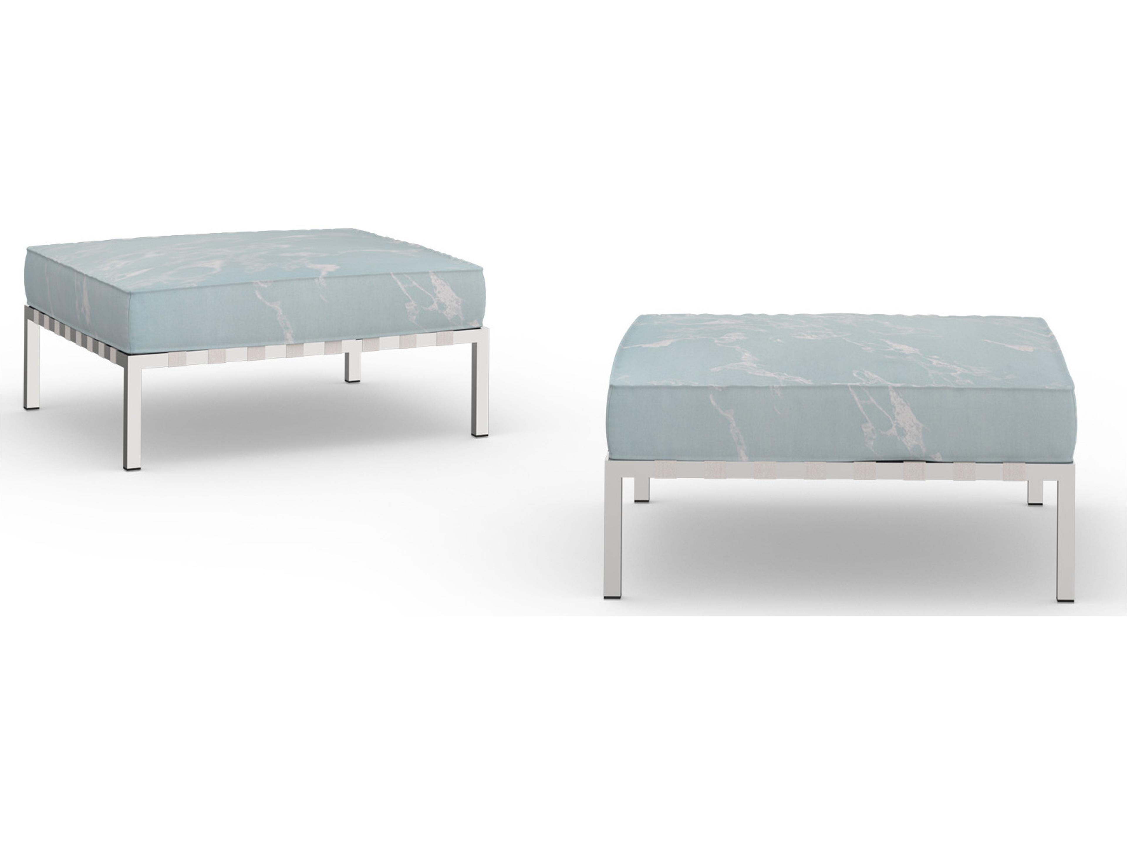 MamaGreen Albatross 316 Stainless Steel Sectional Outdoor Ottoman