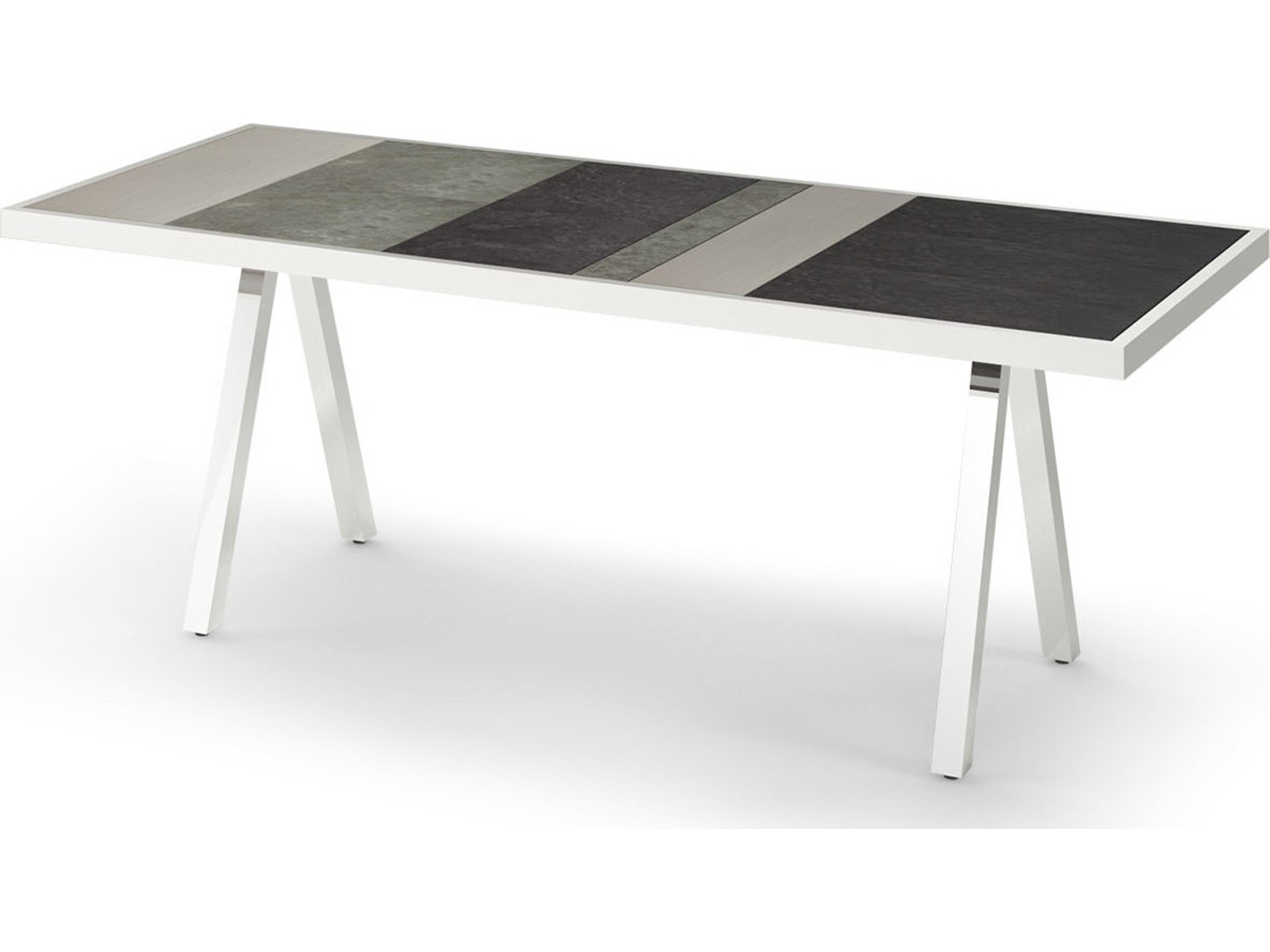 MamaGreen Albatross Rectangular HPL Top Patio Dining Table