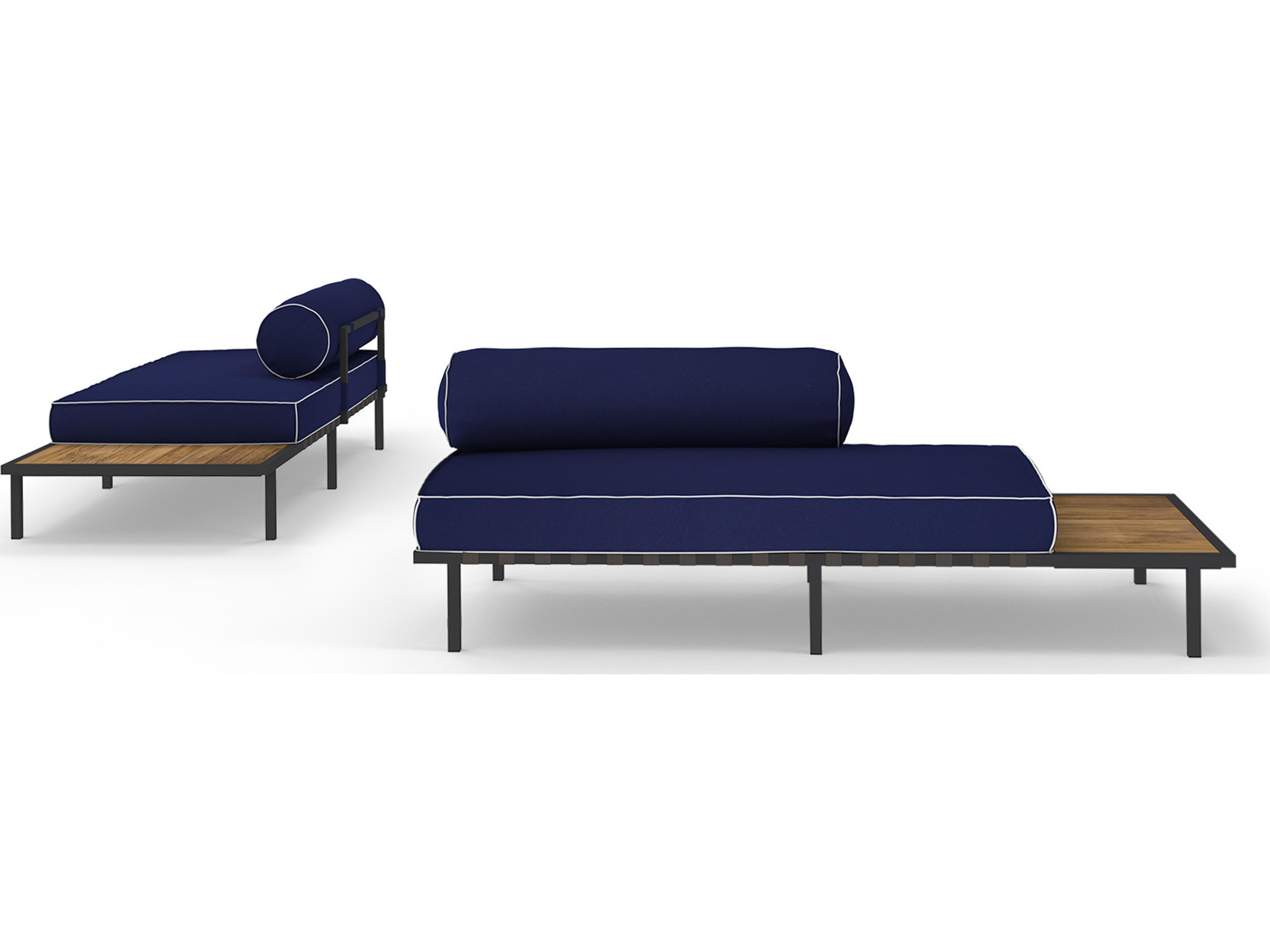 MamaGreen Albatross 304 Stainless Steel Sectional Left Hand Patio Loveseat