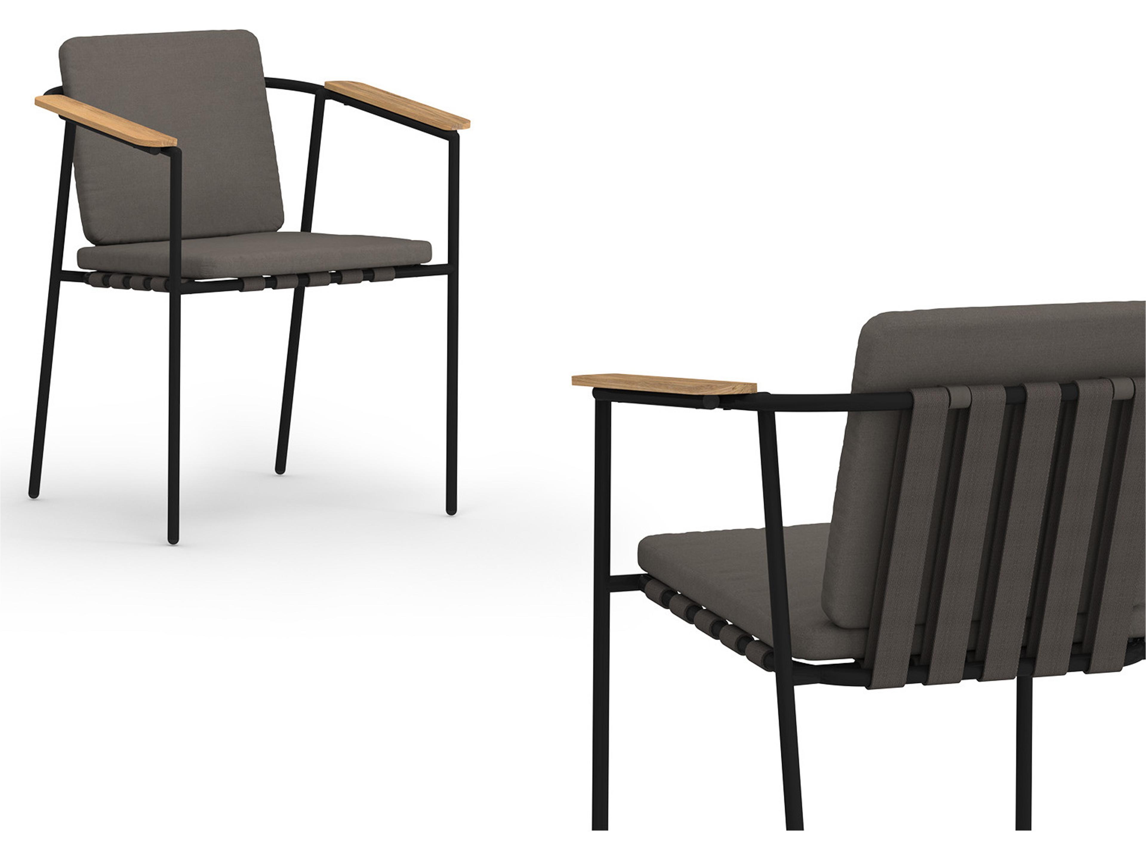 MamaGreen Albatross 304 Stainless Steel Patio Dining Arm Chair