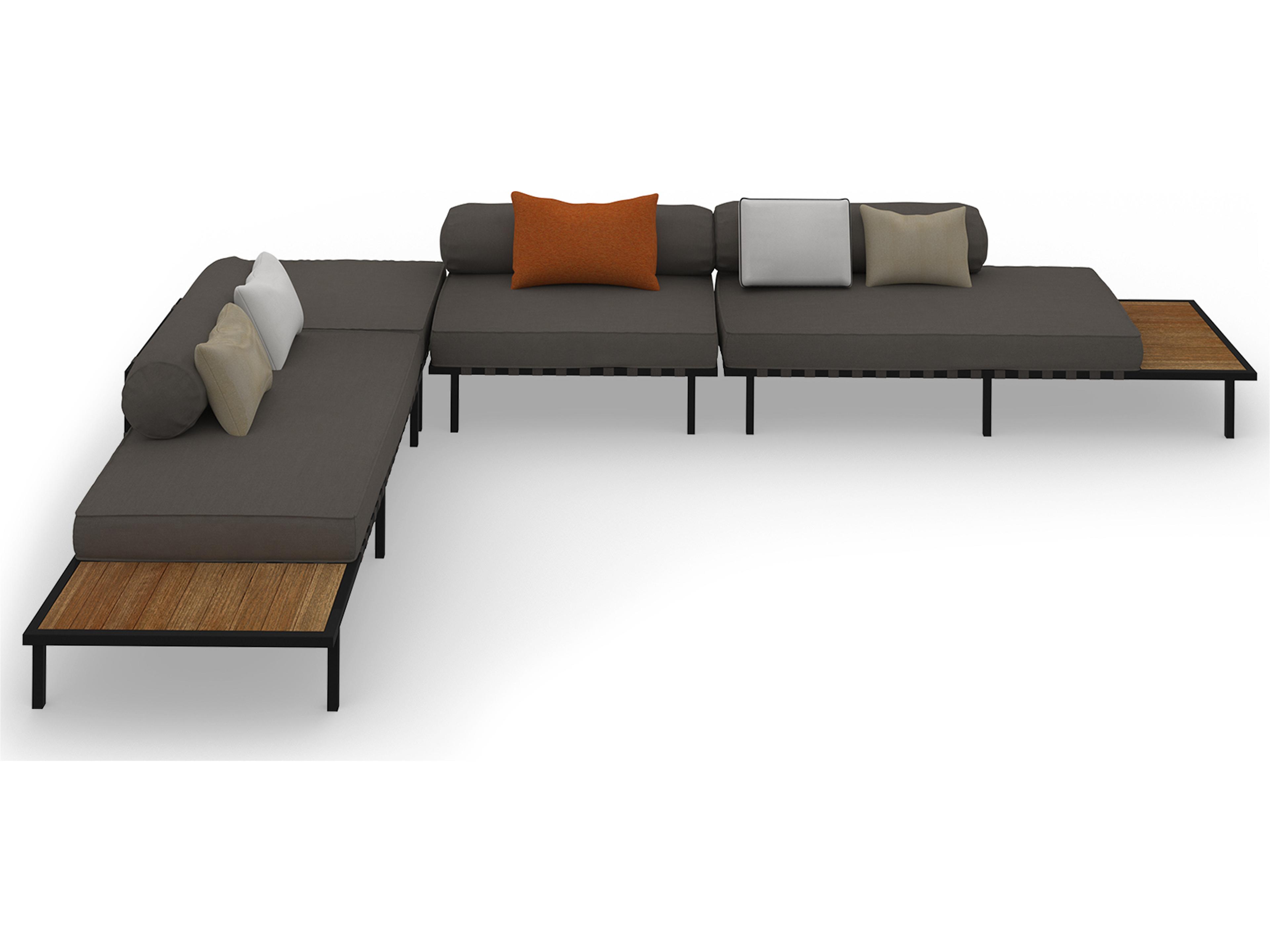 MamaGreen Albatross 316 Stainless Steel Sectional Outdoor Patio Lounge Set