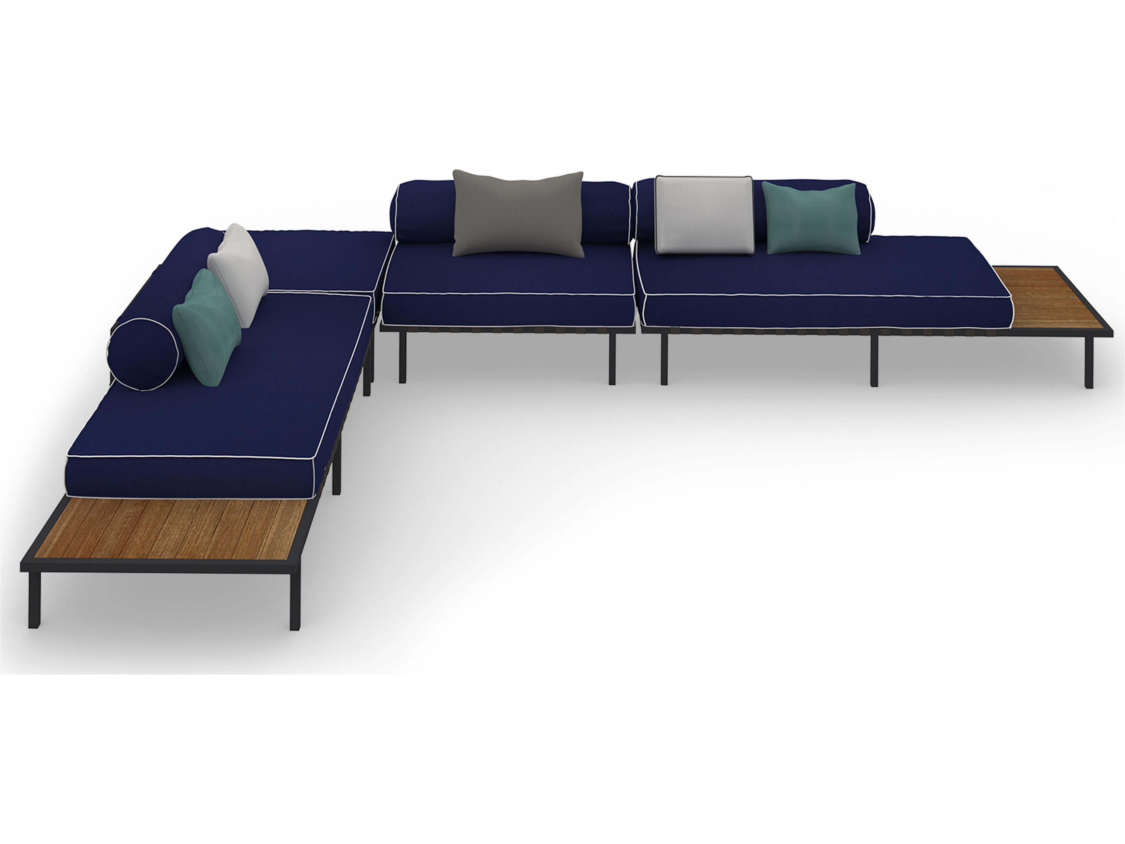 MamaGreen Albatross 316 Stainless Steel Sectional Outdoor Patio Lounge Set