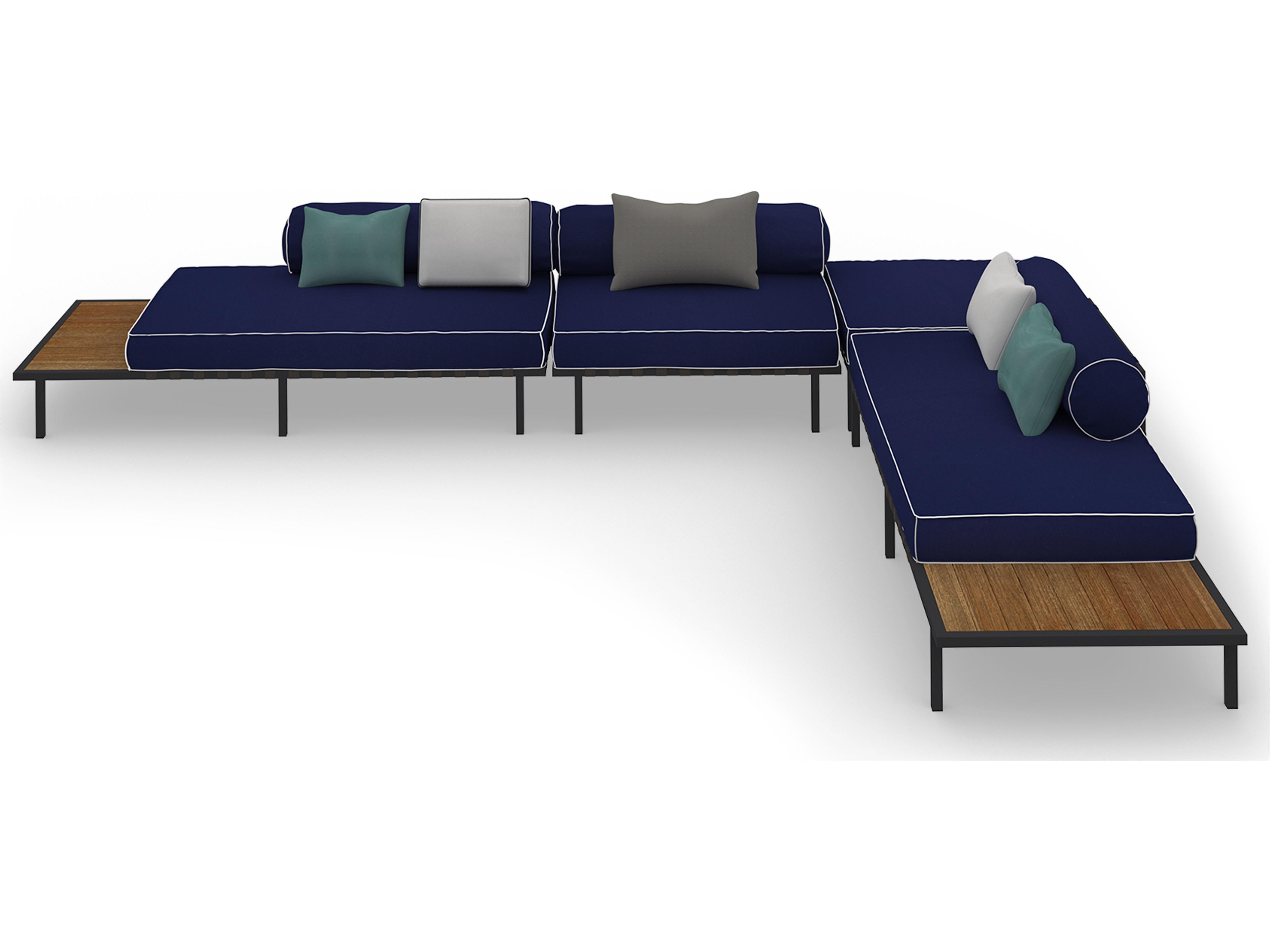 MamaGreen Albatross 316 Stainless Steel Sectional Outdoor Lounge Set