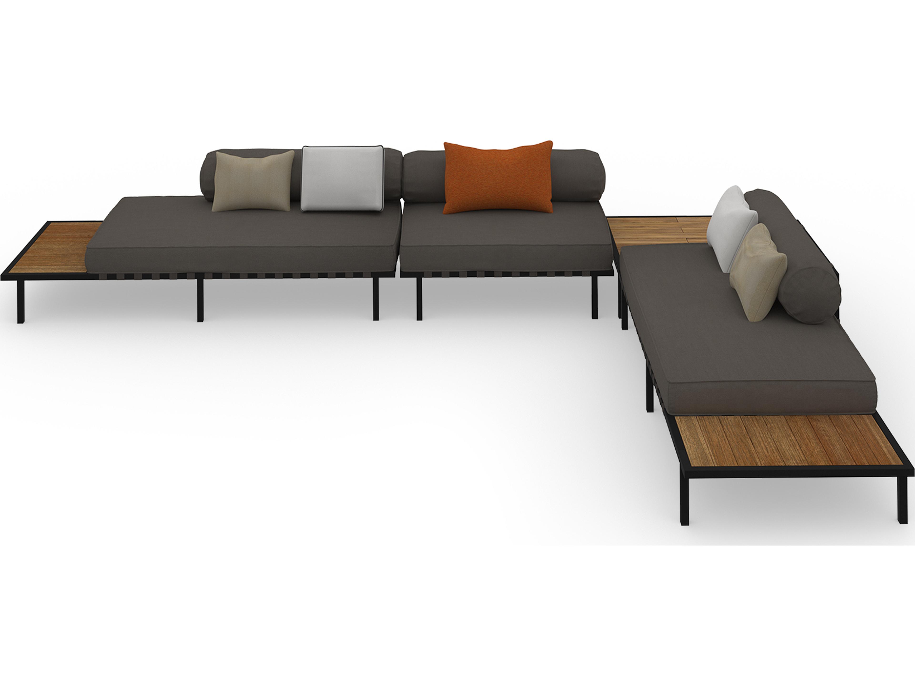 MamaGreen Albatross 316 Stainless Steel Sectional Outdoor Patio Lounge Set