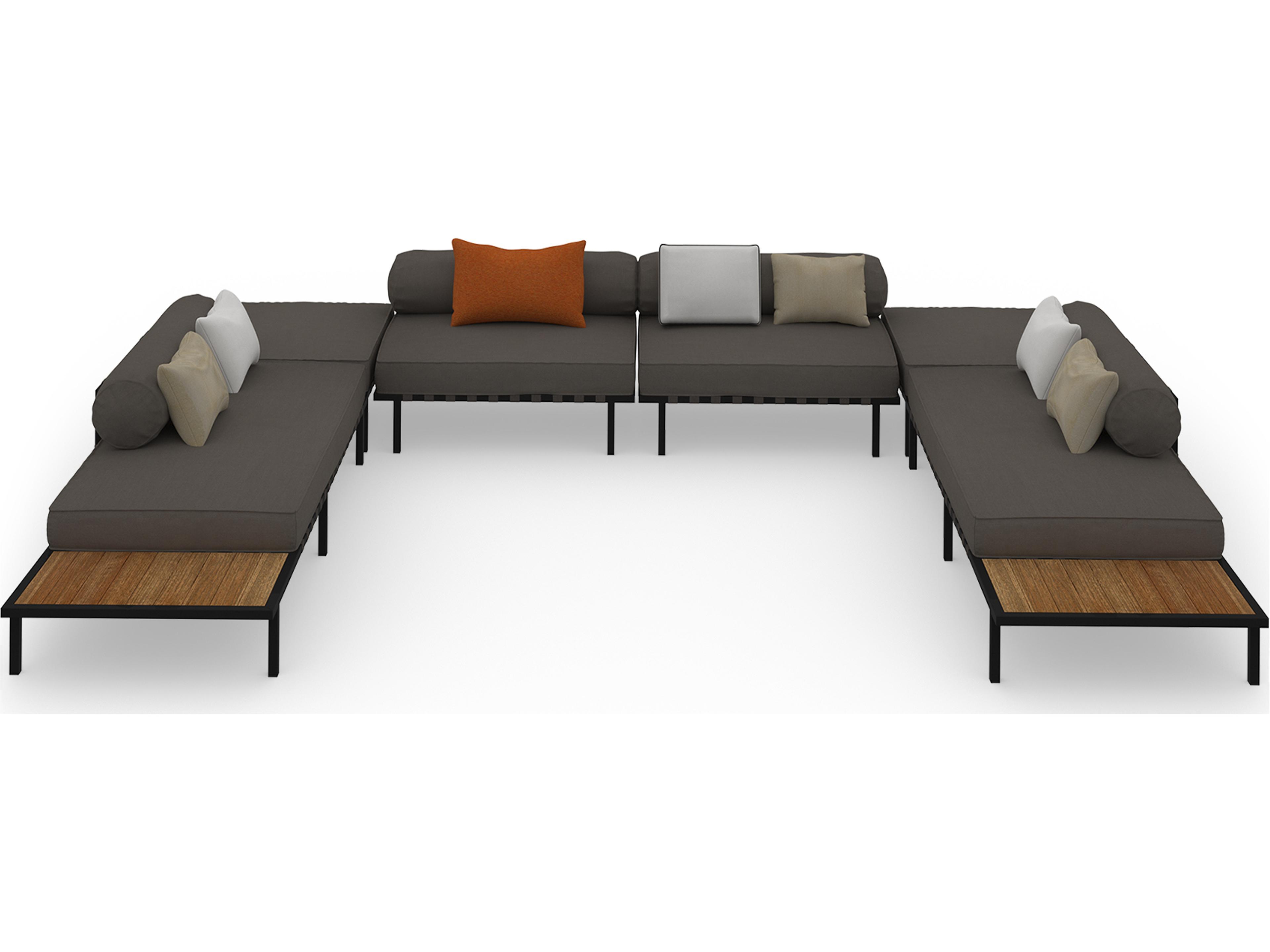 MamaGreen Albatross 316 Stainless Steel Sectional Patio Lounge Set