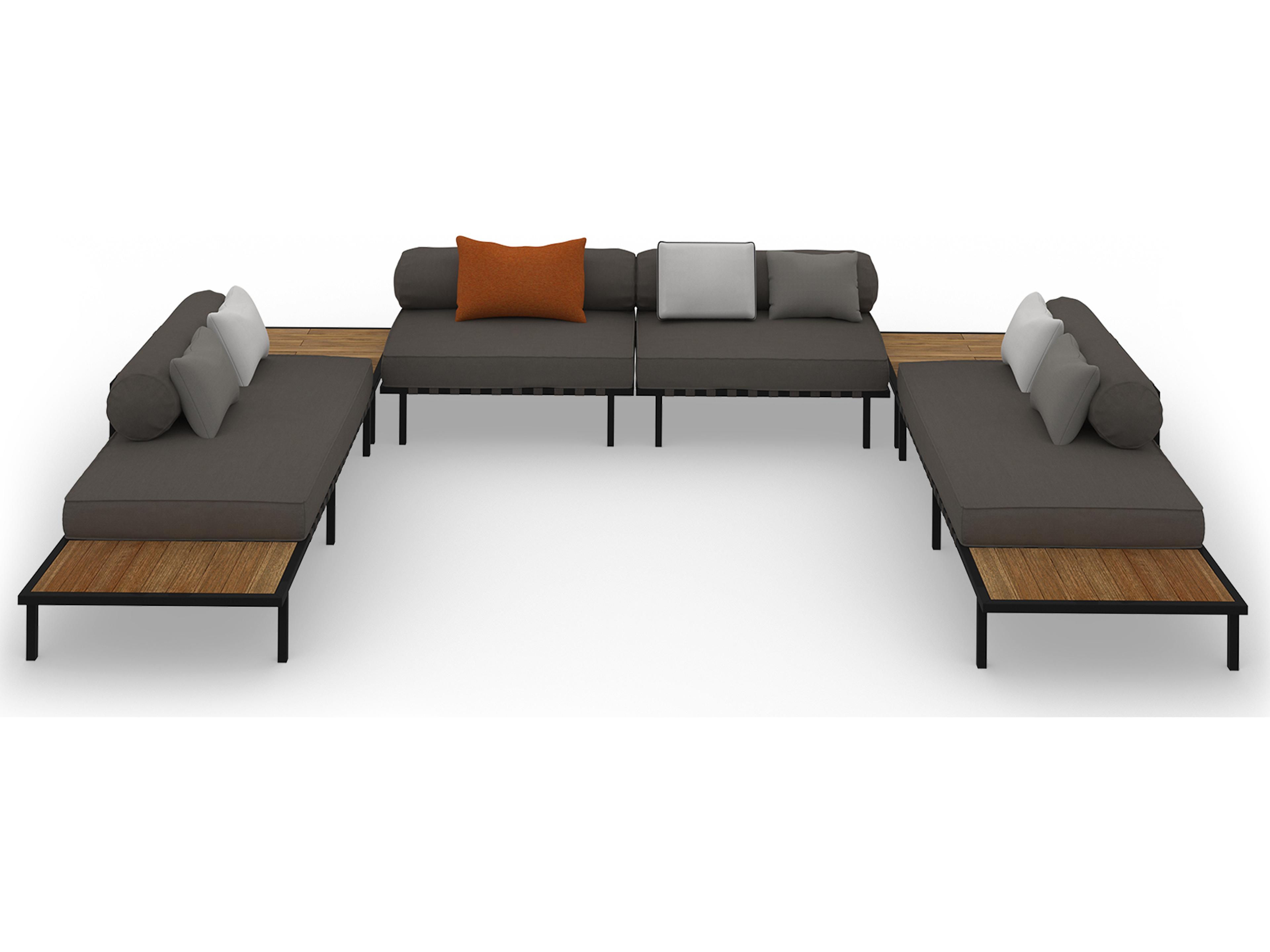 MamaGreen Albatross 316 Stainless Steel Sectional Outdoor Lounge Set