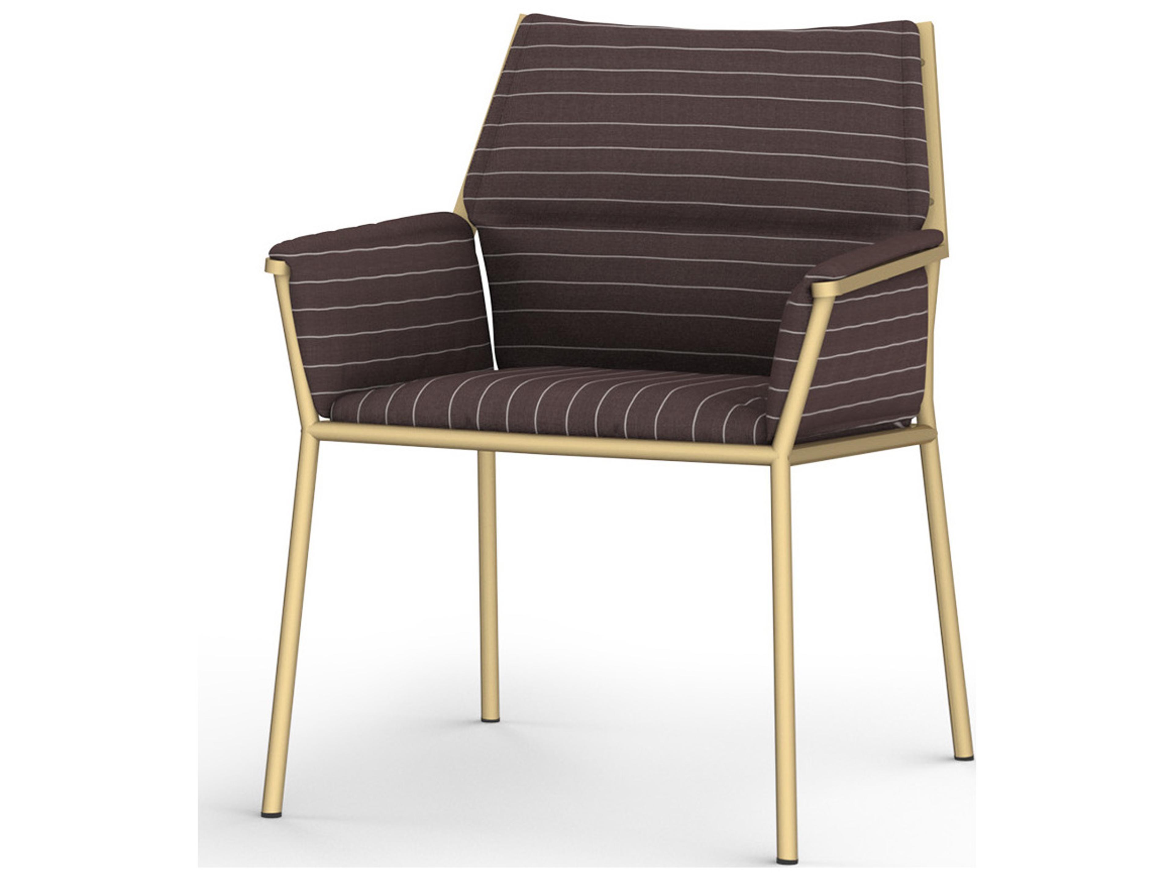 MamaGreen Andy Aluminum Outdoor Dining Arm Chair