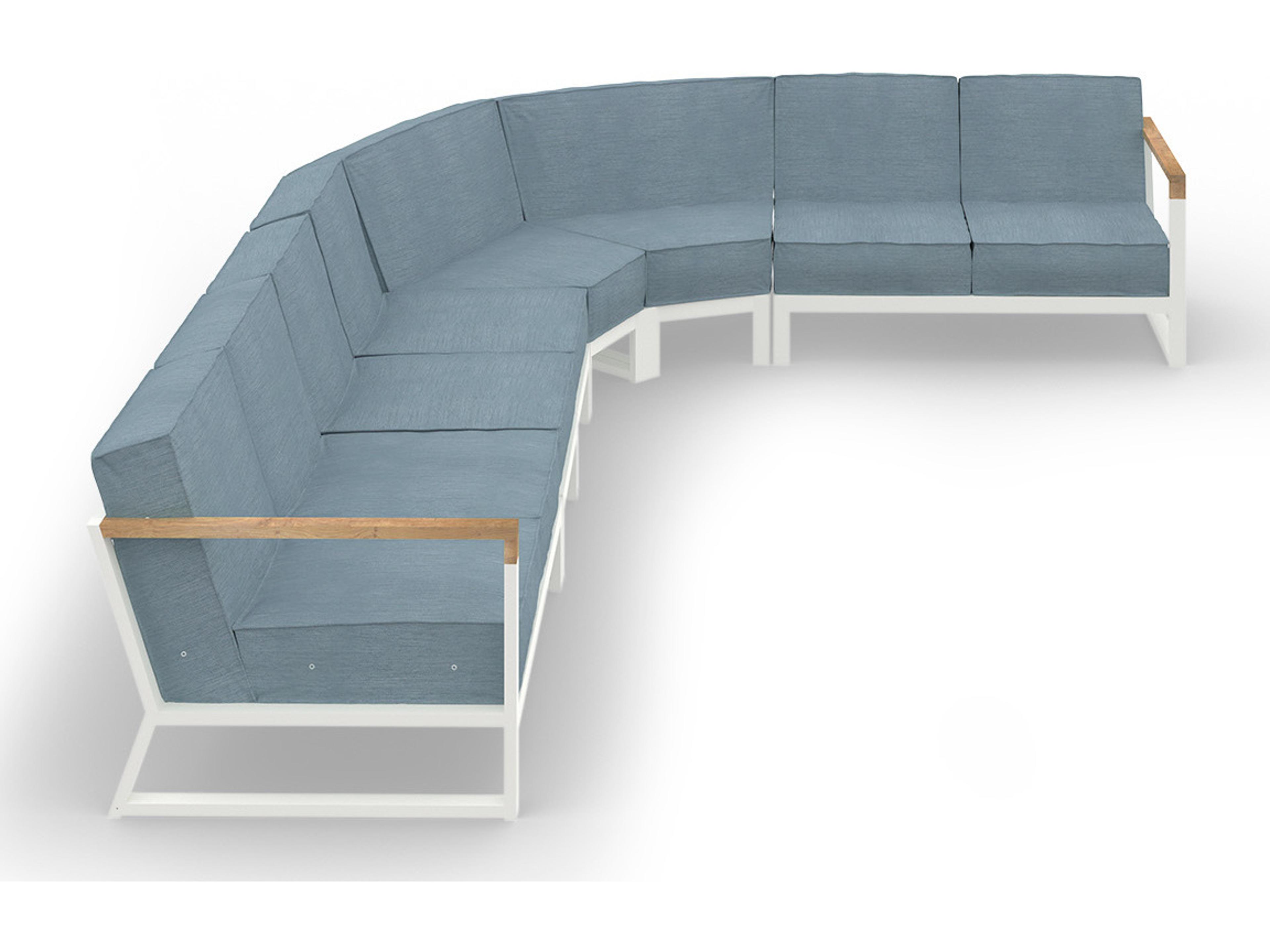 MamaGreen Bondi Beau Aluminum Sectional Outdoor Lounge Set