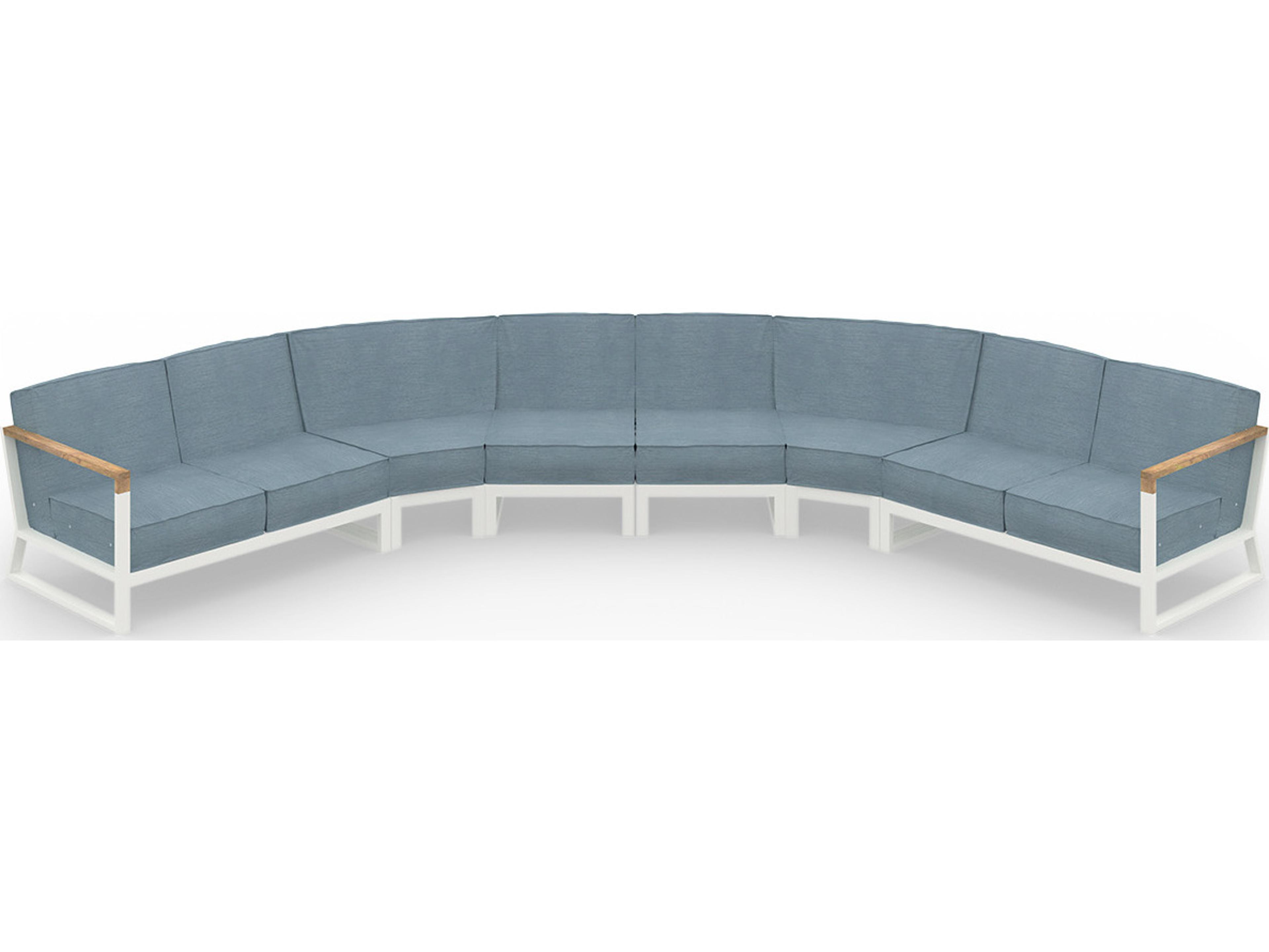 MamaGreen Bondi Beau Aluminum Sectional Patio Lounge Set