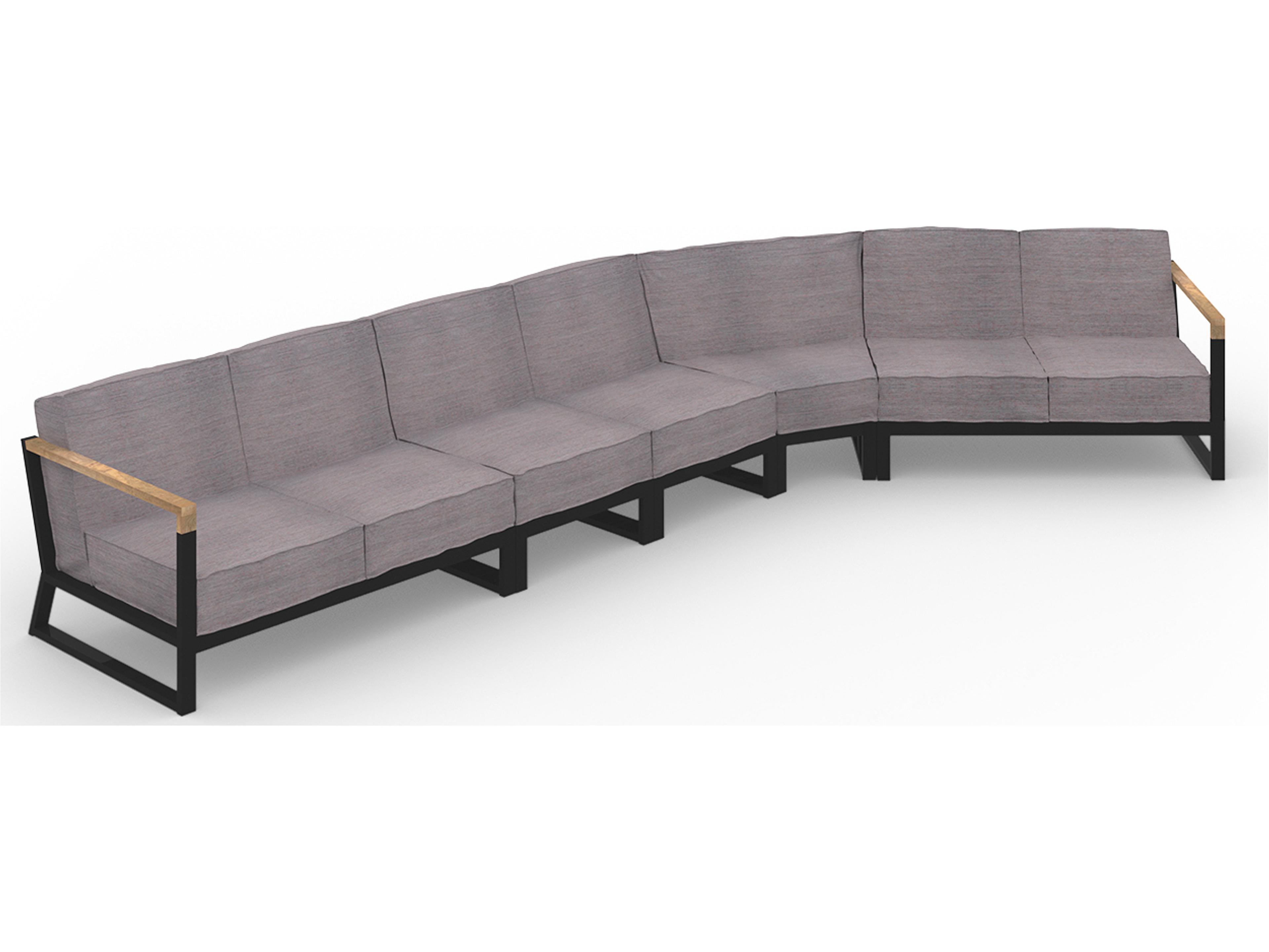 MamaGreen Bondi Beau Aluminum Sectional Outdoor Patio Lounge Set