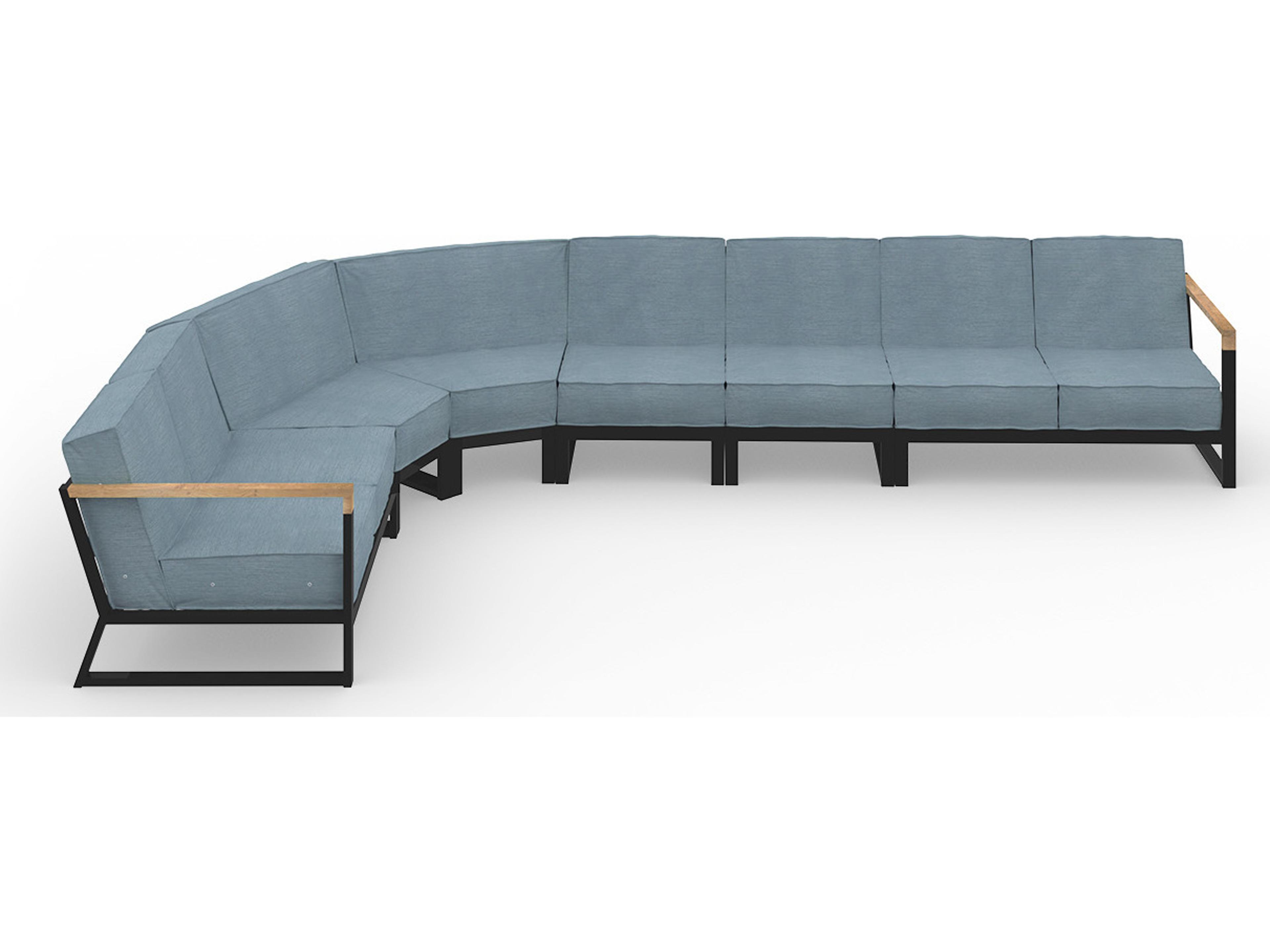 MamaGreen Bondi Beau Aluminum Sectional Patio Lounge Set