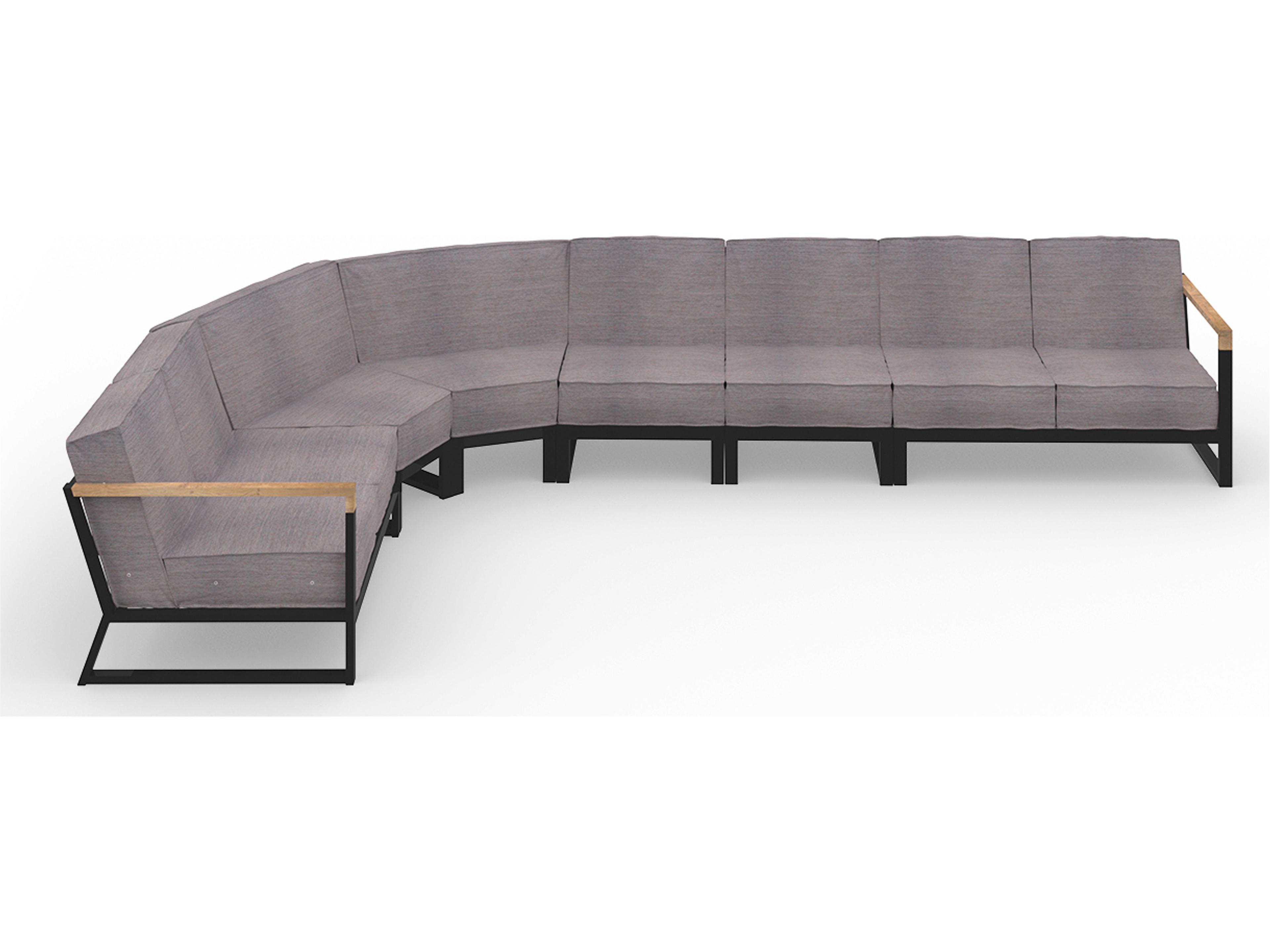 MamaGreen Bondi Beau Aluminum Sectional Patio Lounge Set