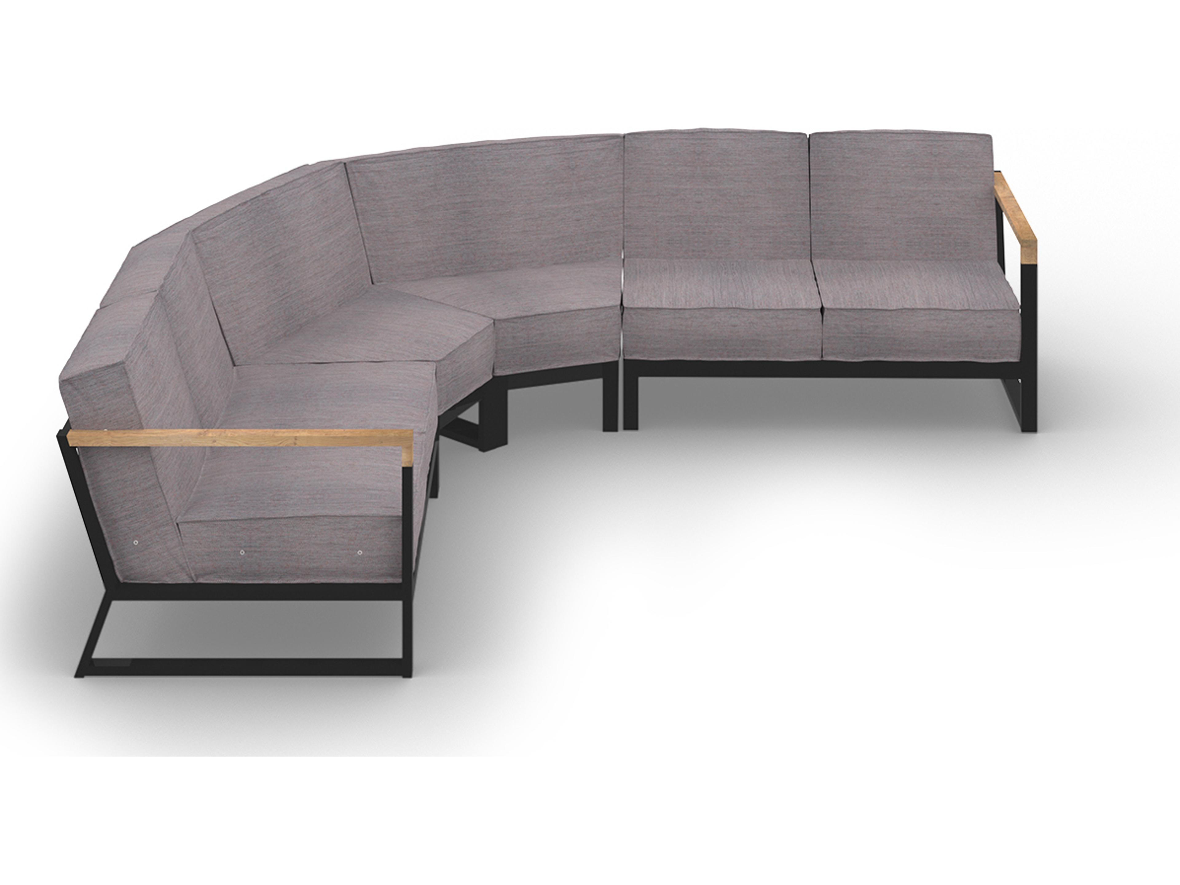 MamaGreen Bondi Beau Aluminum Sectional Outdoor Patio Lounge Set