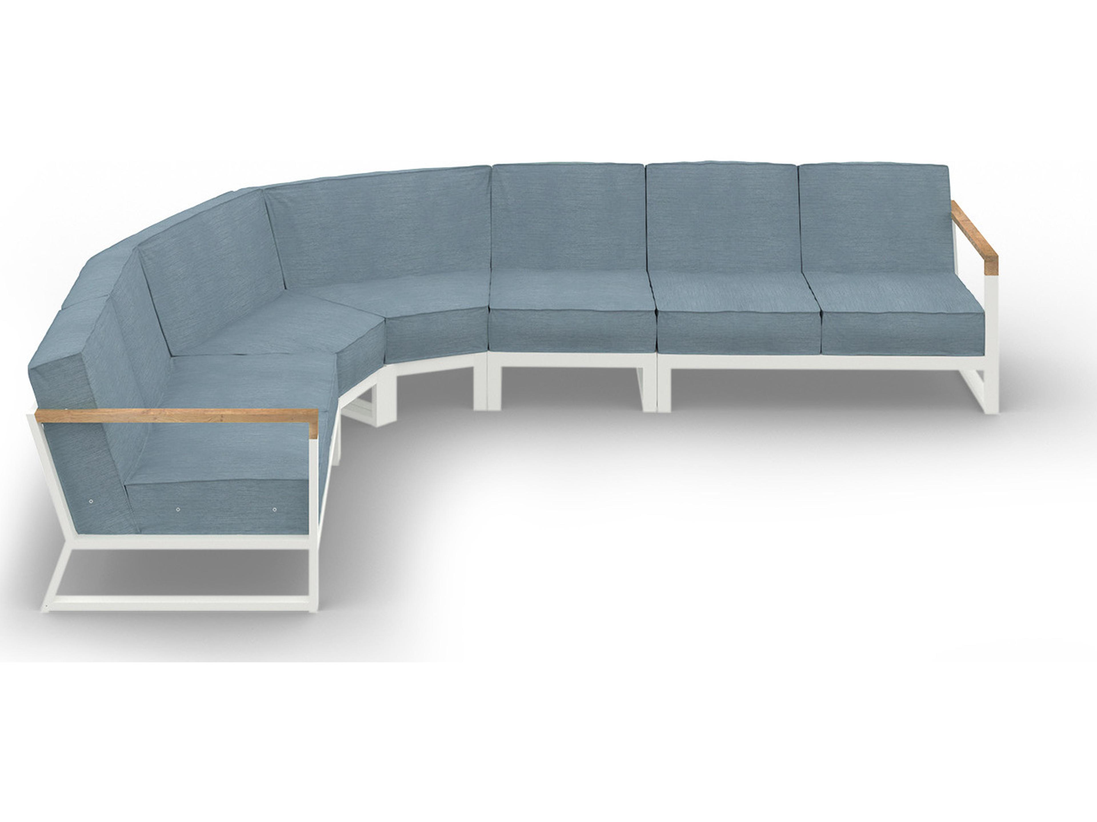 MamaGreen Bondi Beau Aluminum Sectional Outdoor Lounge Set