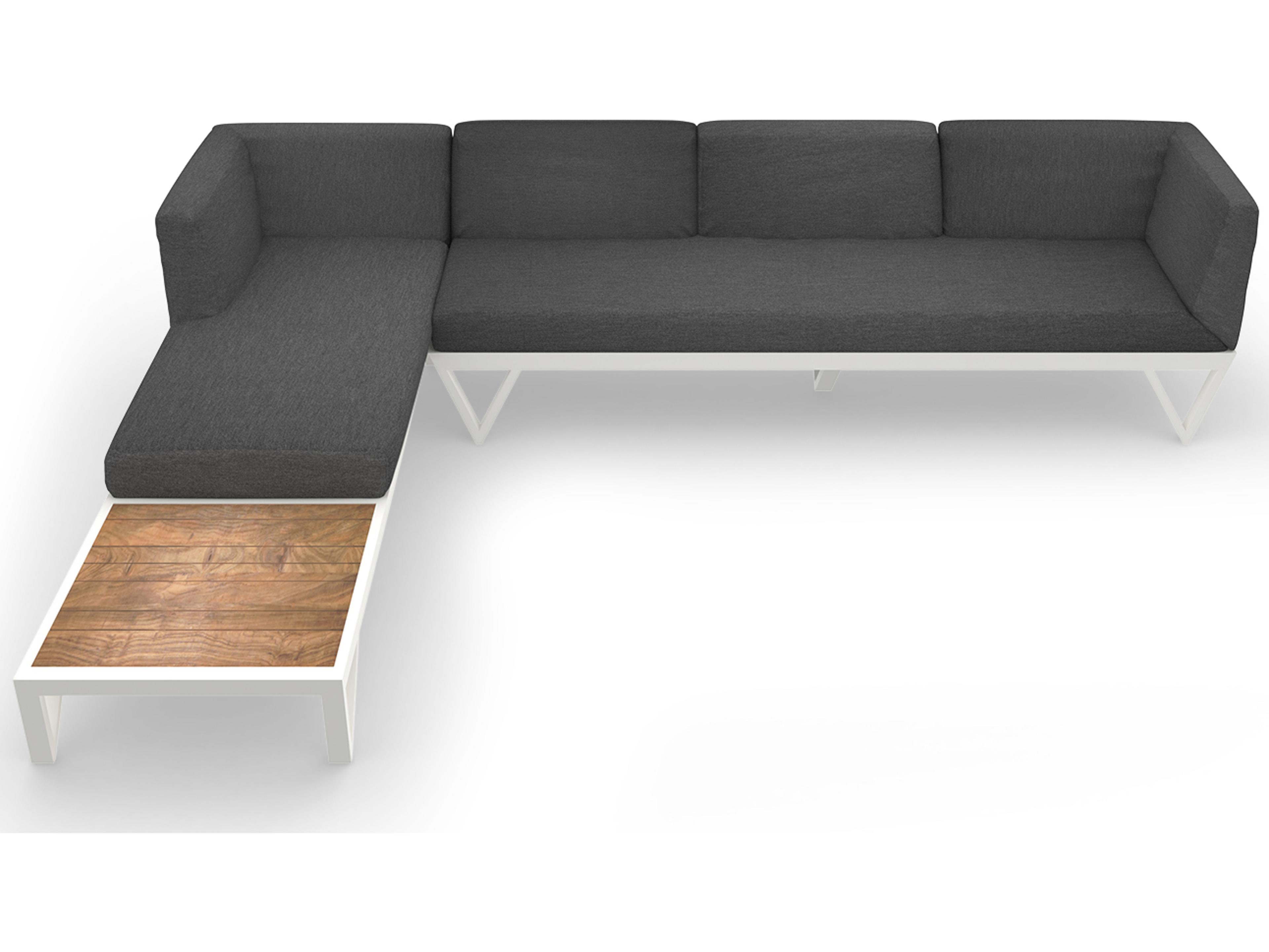 MamaGreen Bondi Belle Aluminum Sectional Outdoor Patio Lounge Set