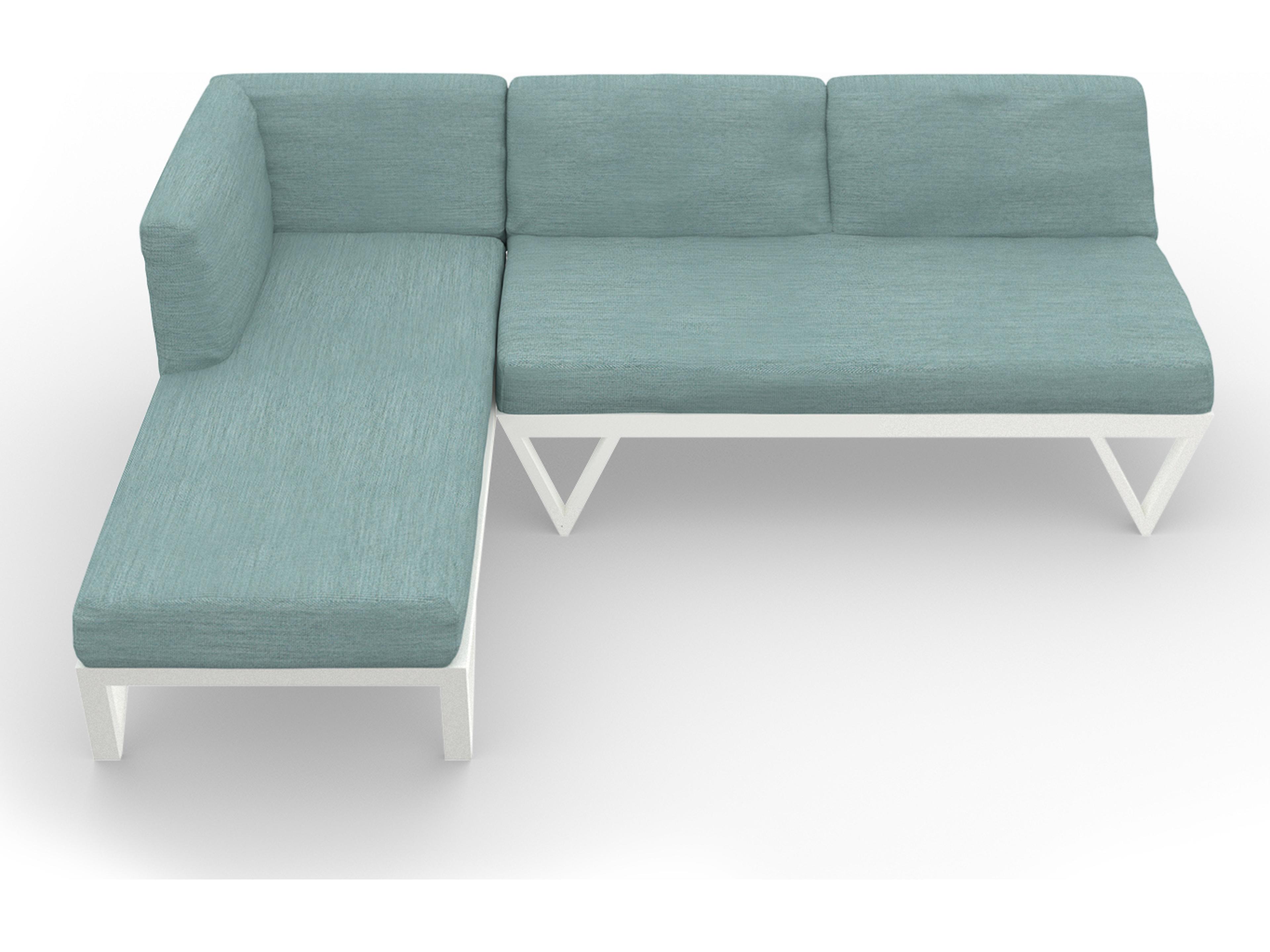 MamaGreen Bondi Belle Aluminum Sectional Outdoor Lounge Set