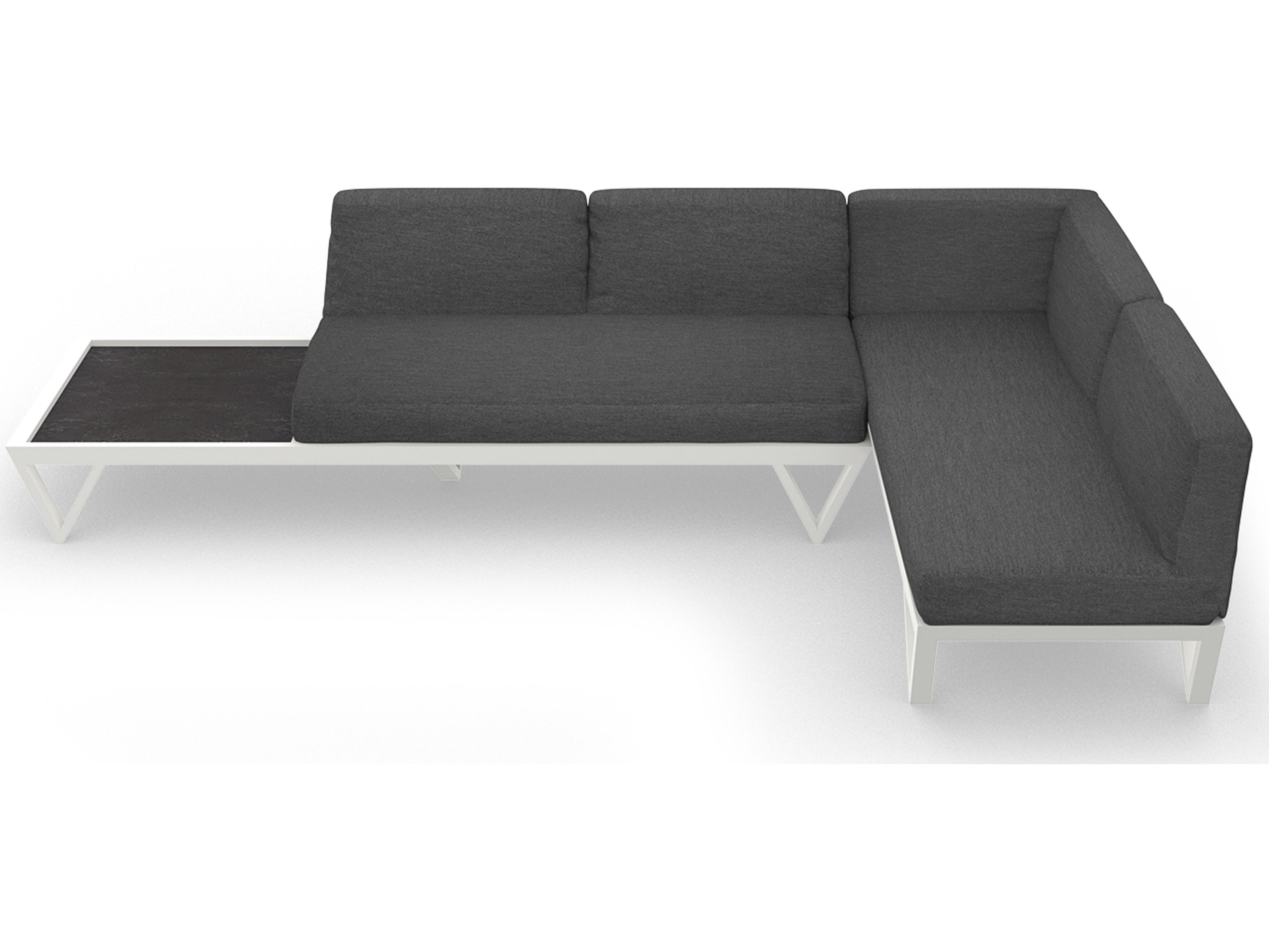 MamaGreen Bondi Belle Aluminum Sectional Outdoor Patio Lounge Set