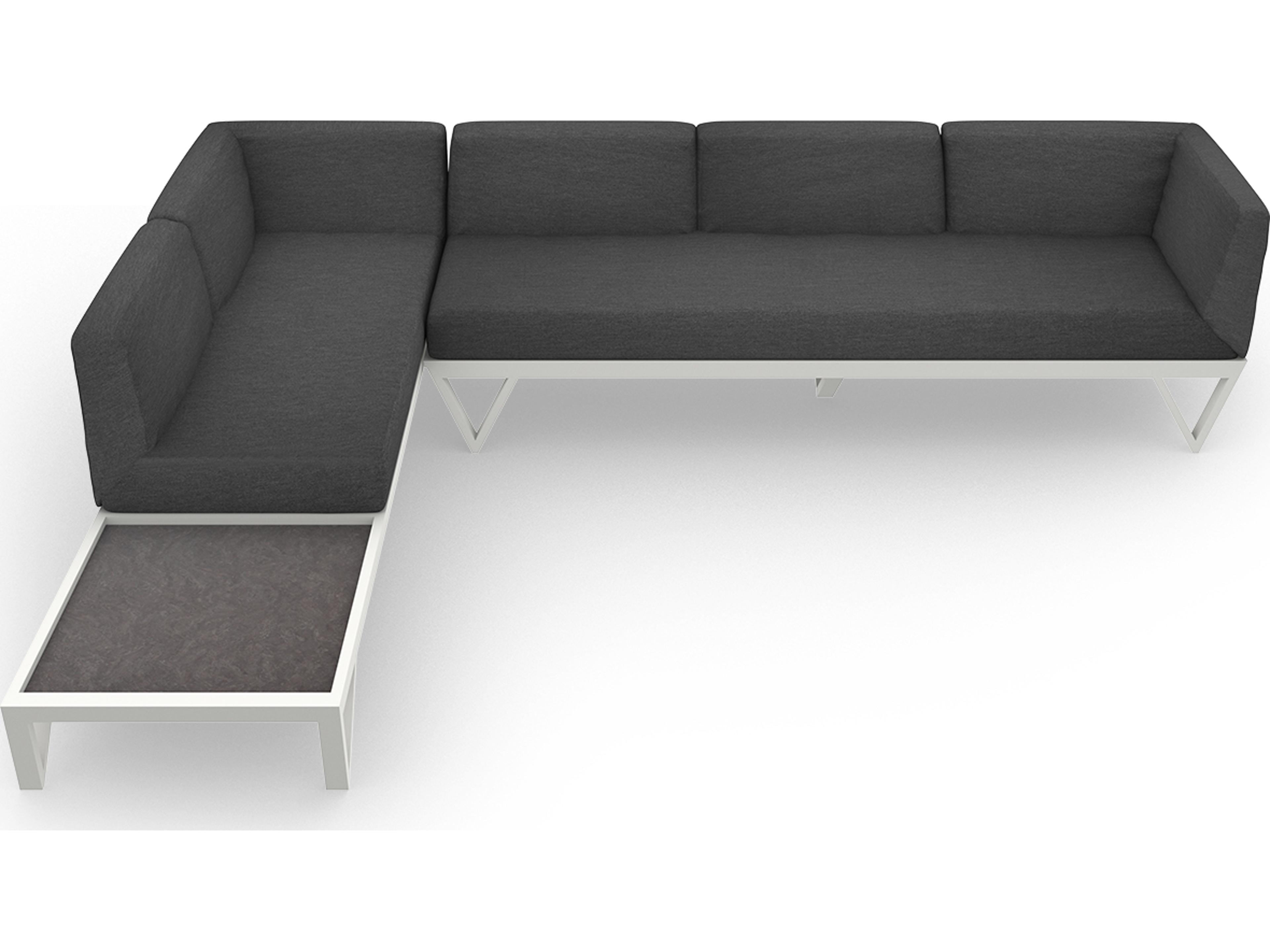 MamaGreen Bondi Belle Aluminum Sectional Outdoor Patio Lounge Set