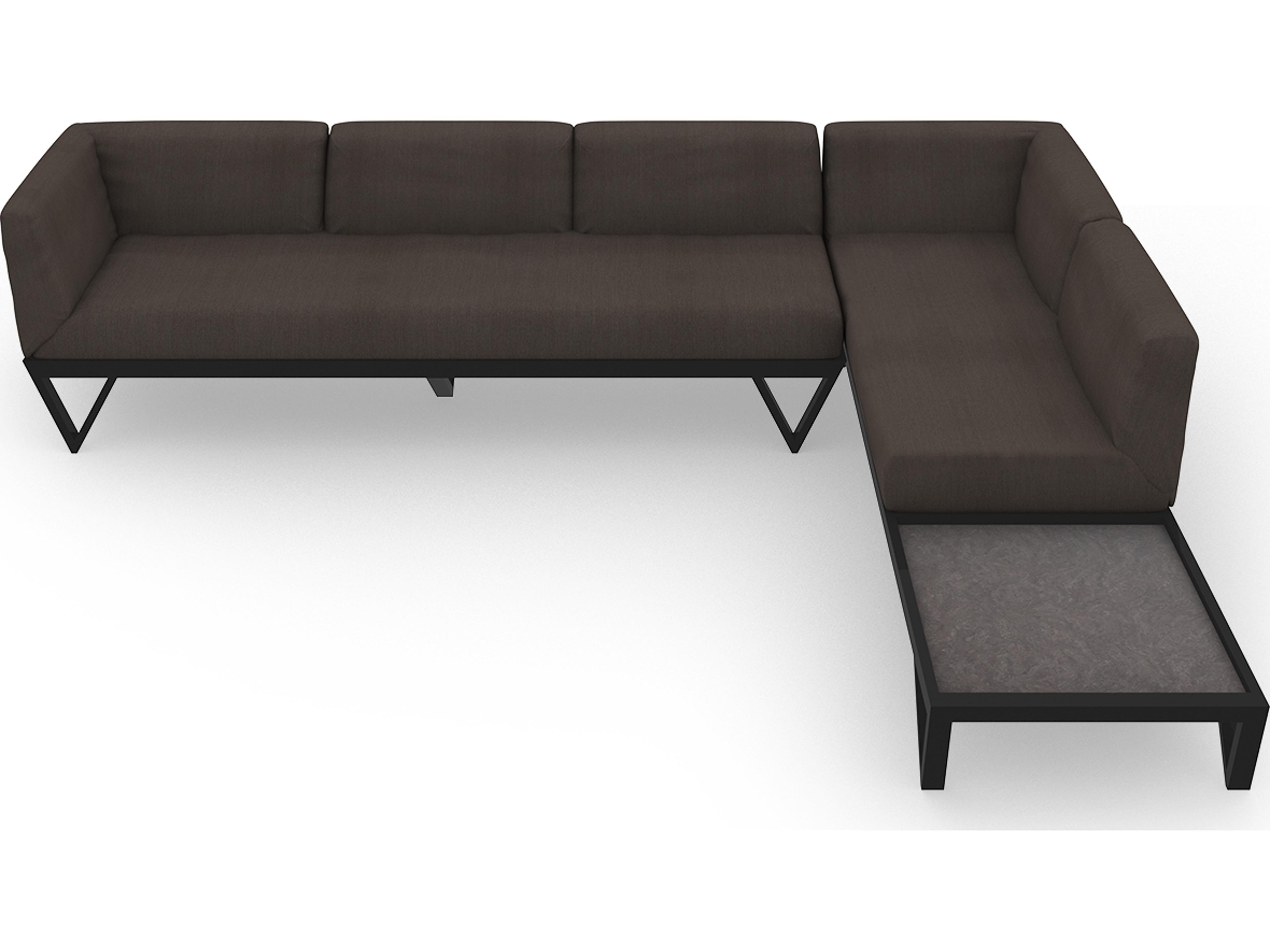 MamaGreen Bondi Belle Aluminum Sectional Patio Lounge Set