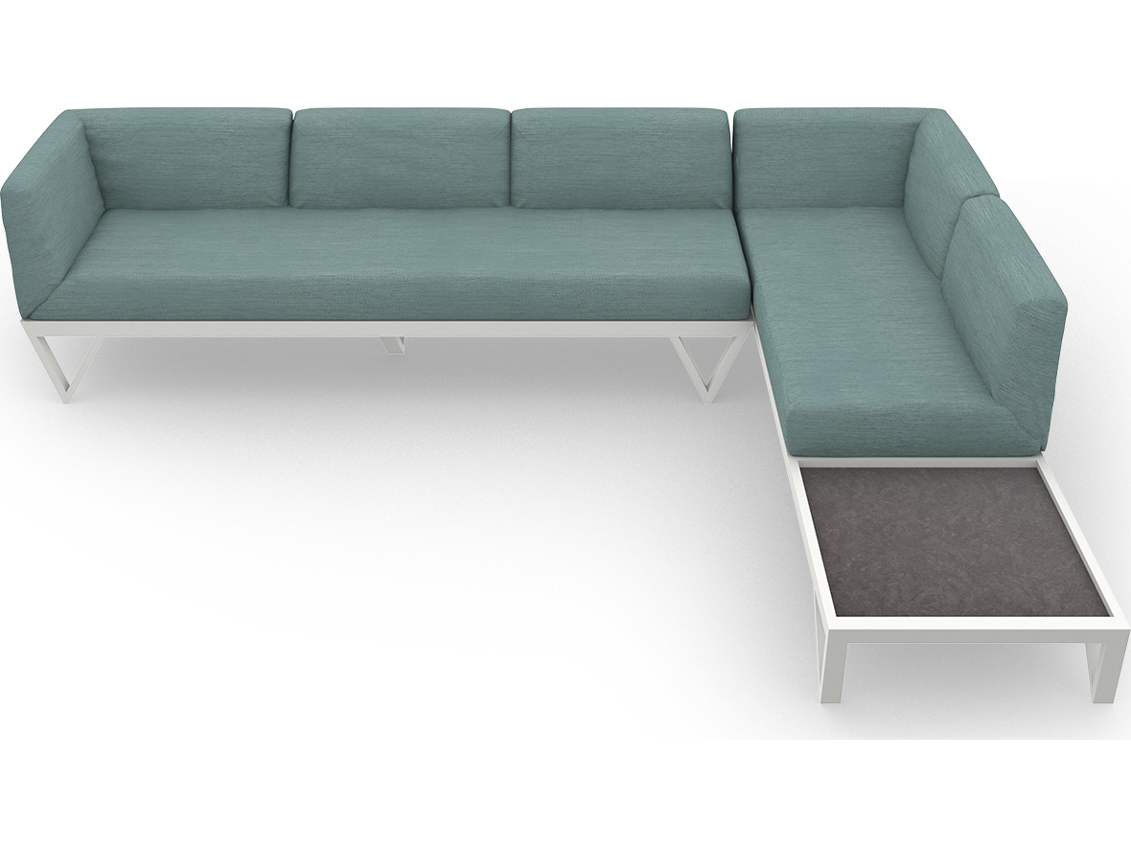 MamaGreen Bondi Belle Aluminum Sectional Patio Lounge Set