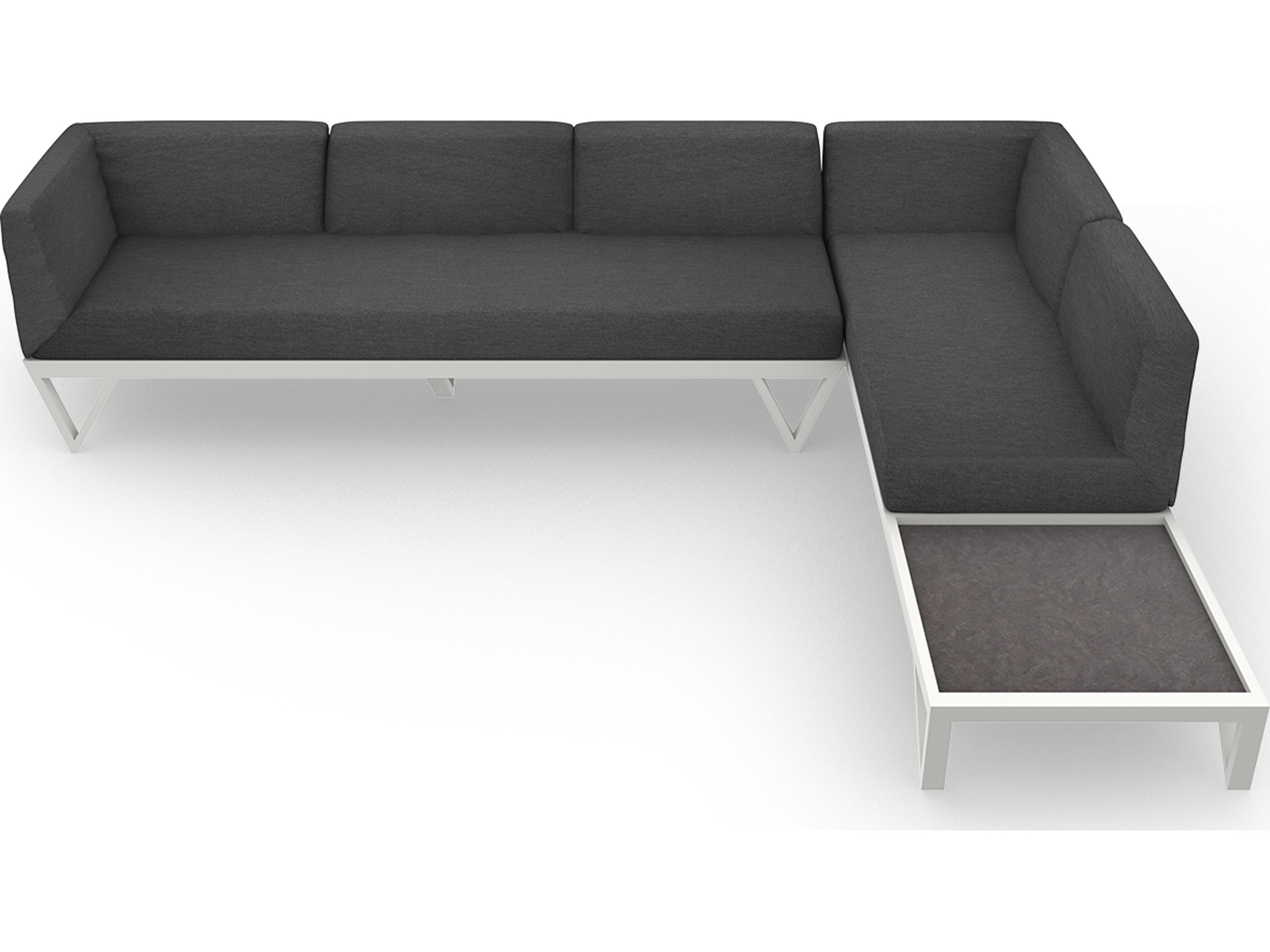 MamaGreen Bondi Belle Aluminum Sectional Patio Lounge Set