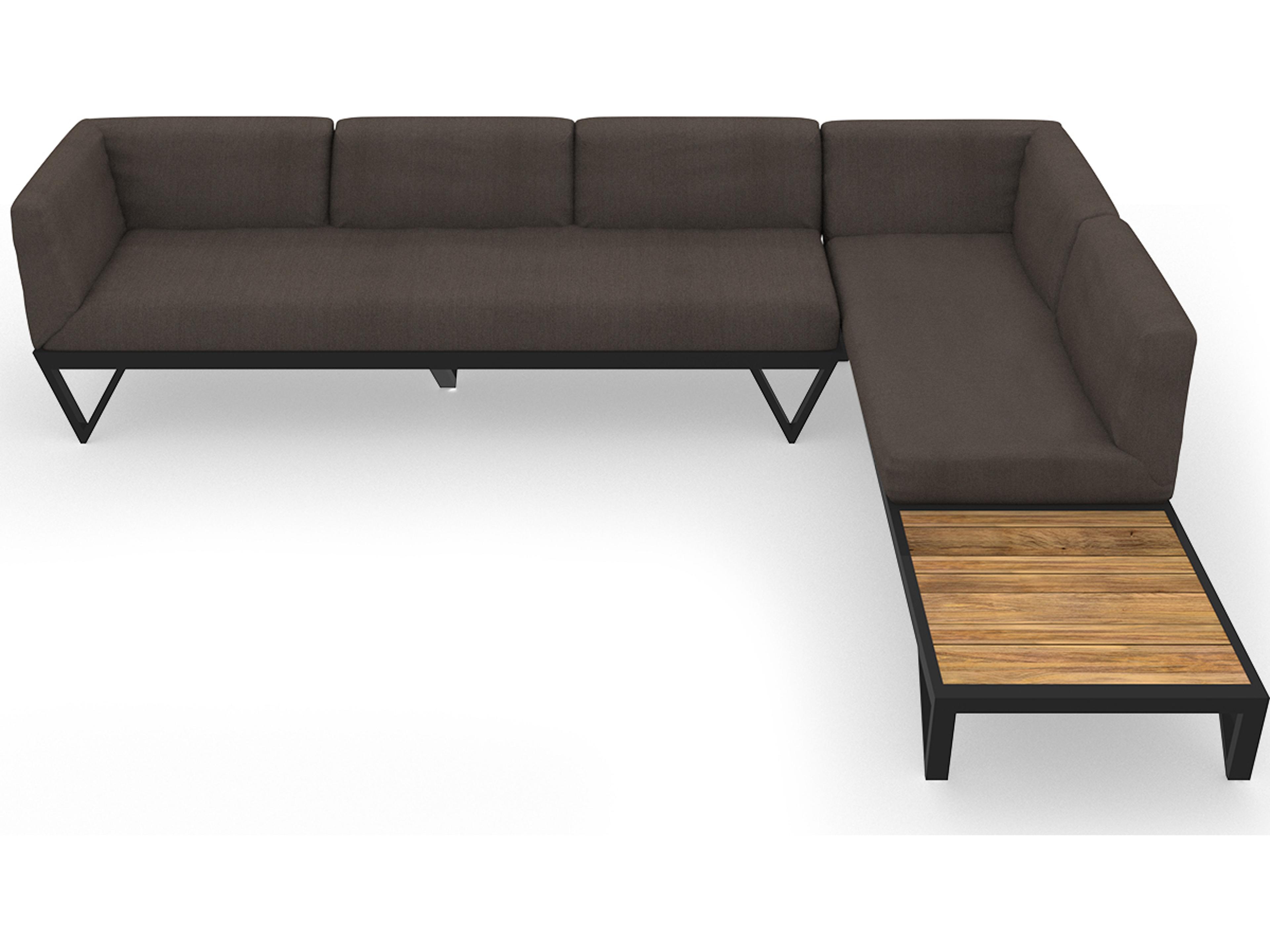 MamaGreen Bondi Belle Aluminum Sectional Outdoor Patio Lounge Set