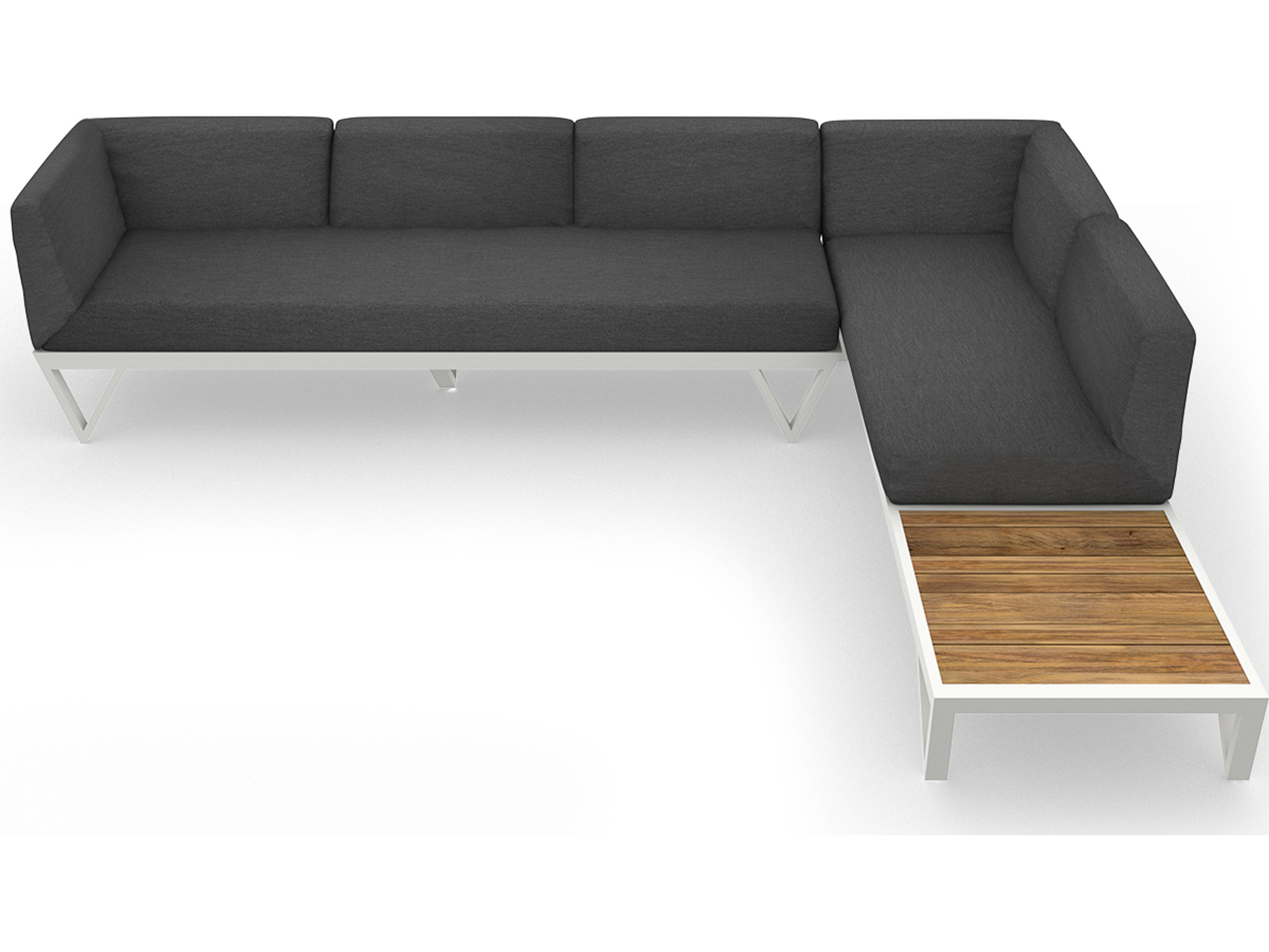 MamaGreen Bondi Belle Aluminum Sectional Outdoor Patio Lounge Set