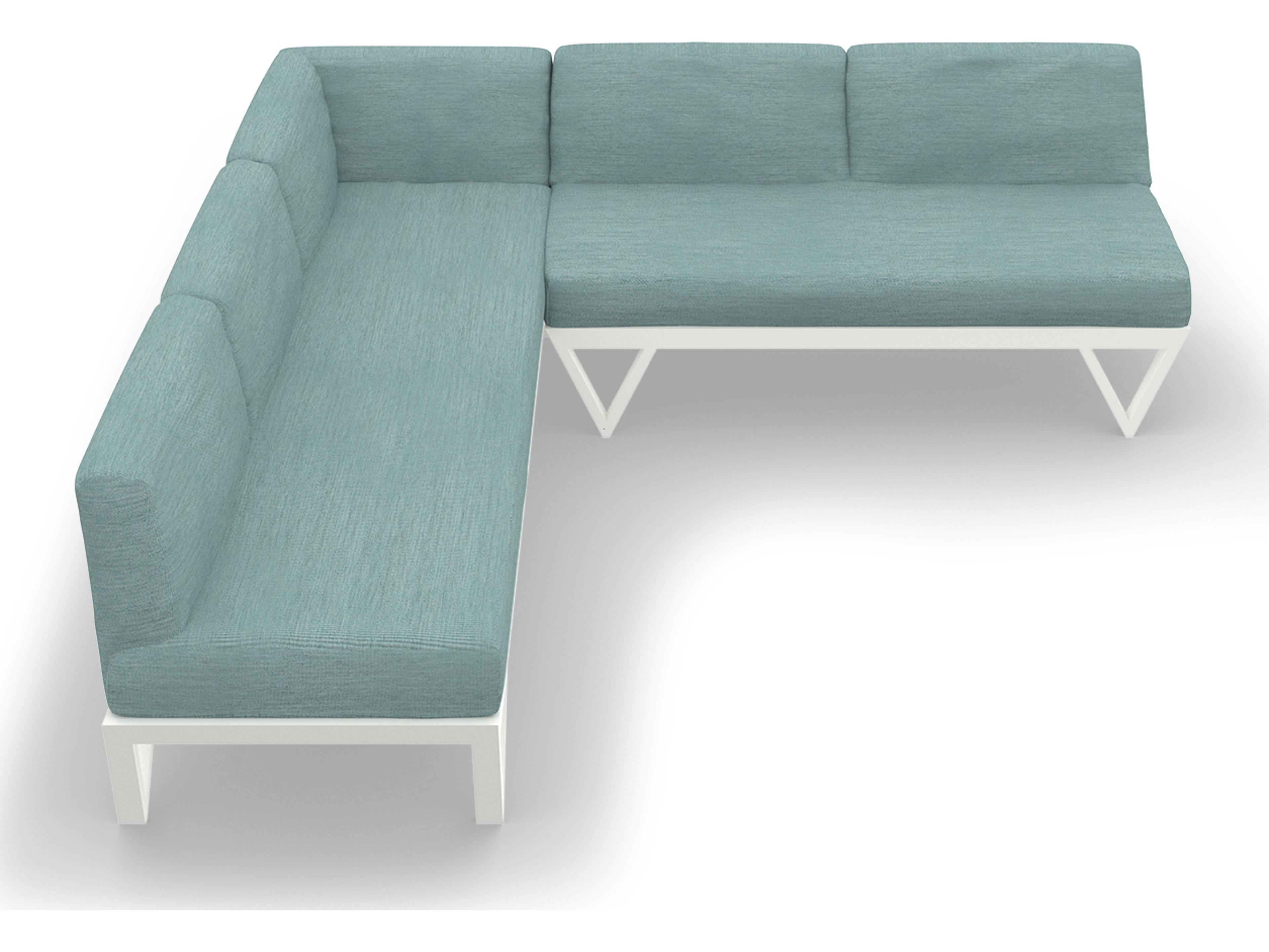 MamaGreen Bondi Belle Aluminum Sectional Outdoor Lounge Set