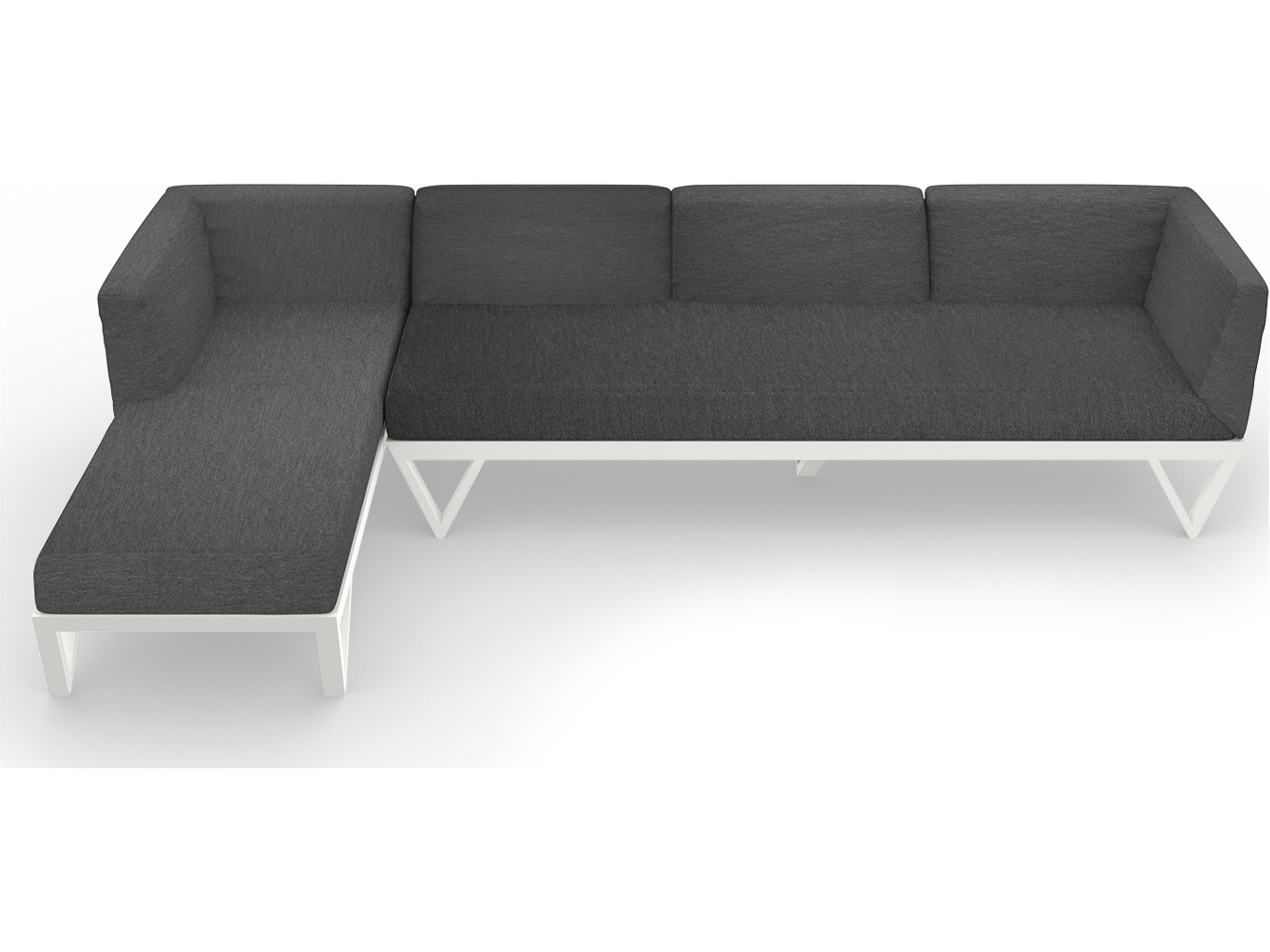 MamaGreen Bondi Belle Aluminum Sectional Patio Lounge Set