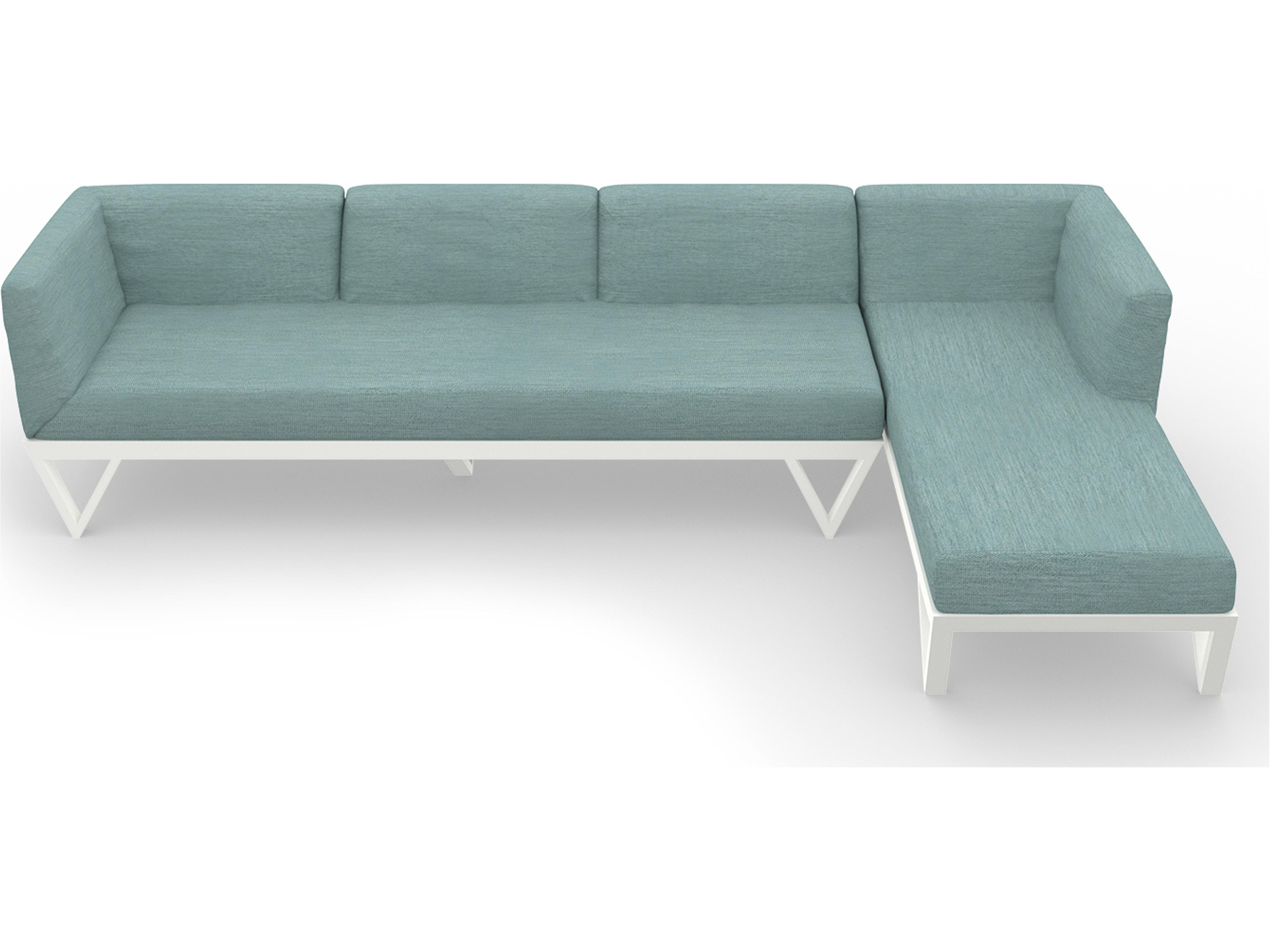 MamaGreen Bondi Belle Aluminum Sectional Outdoor Lounge Set