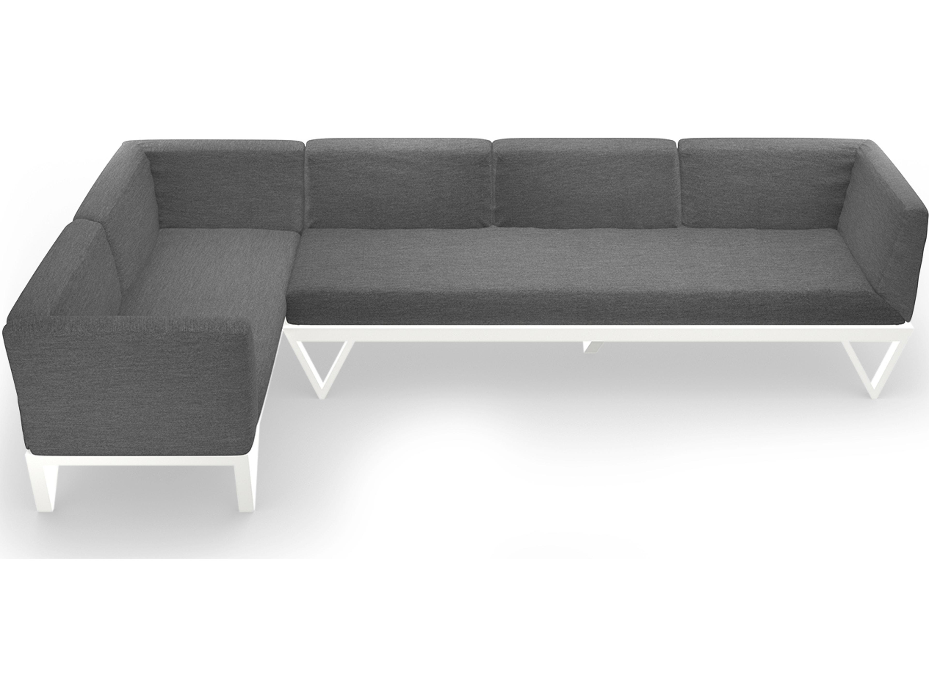 MamaGreen Bondi Belle Aluminum Sectional Outdoor Patio Lounge Set