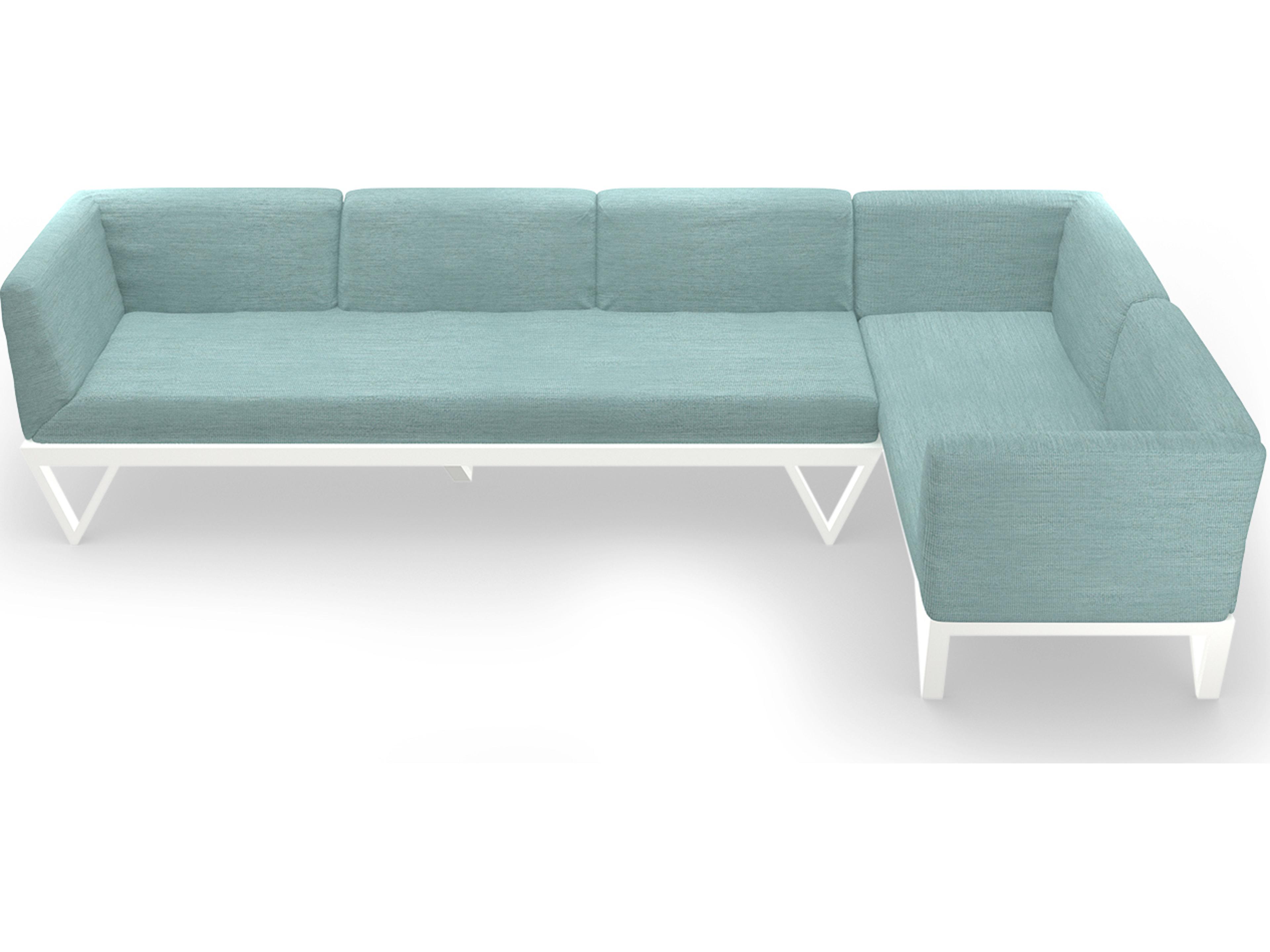 MamaGreen Bondi Belle Aluminum Sectional Patio Lounge Set