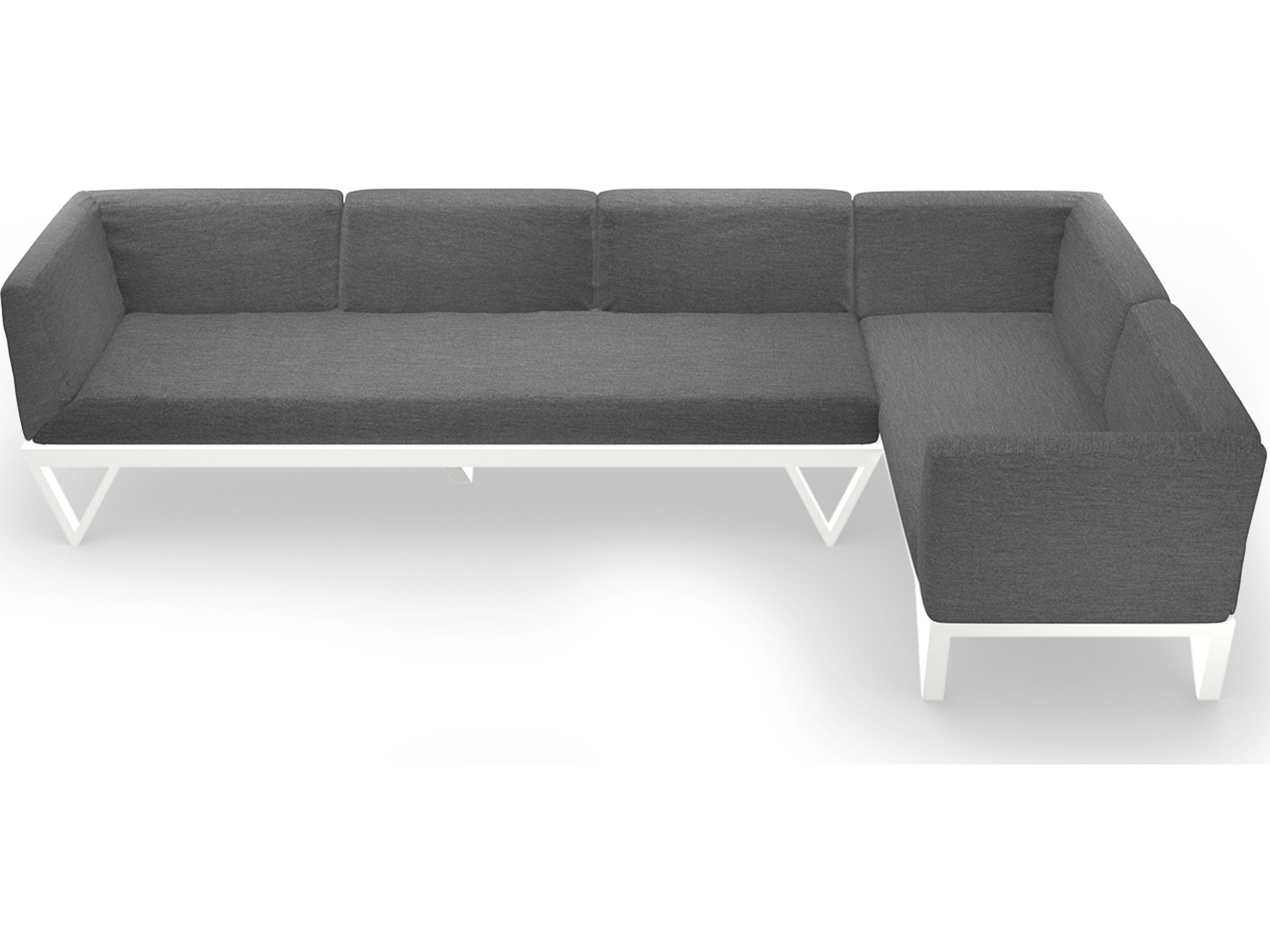 MamaGreen Bondi Belle Aluminum Sectional Patio Lounge Set