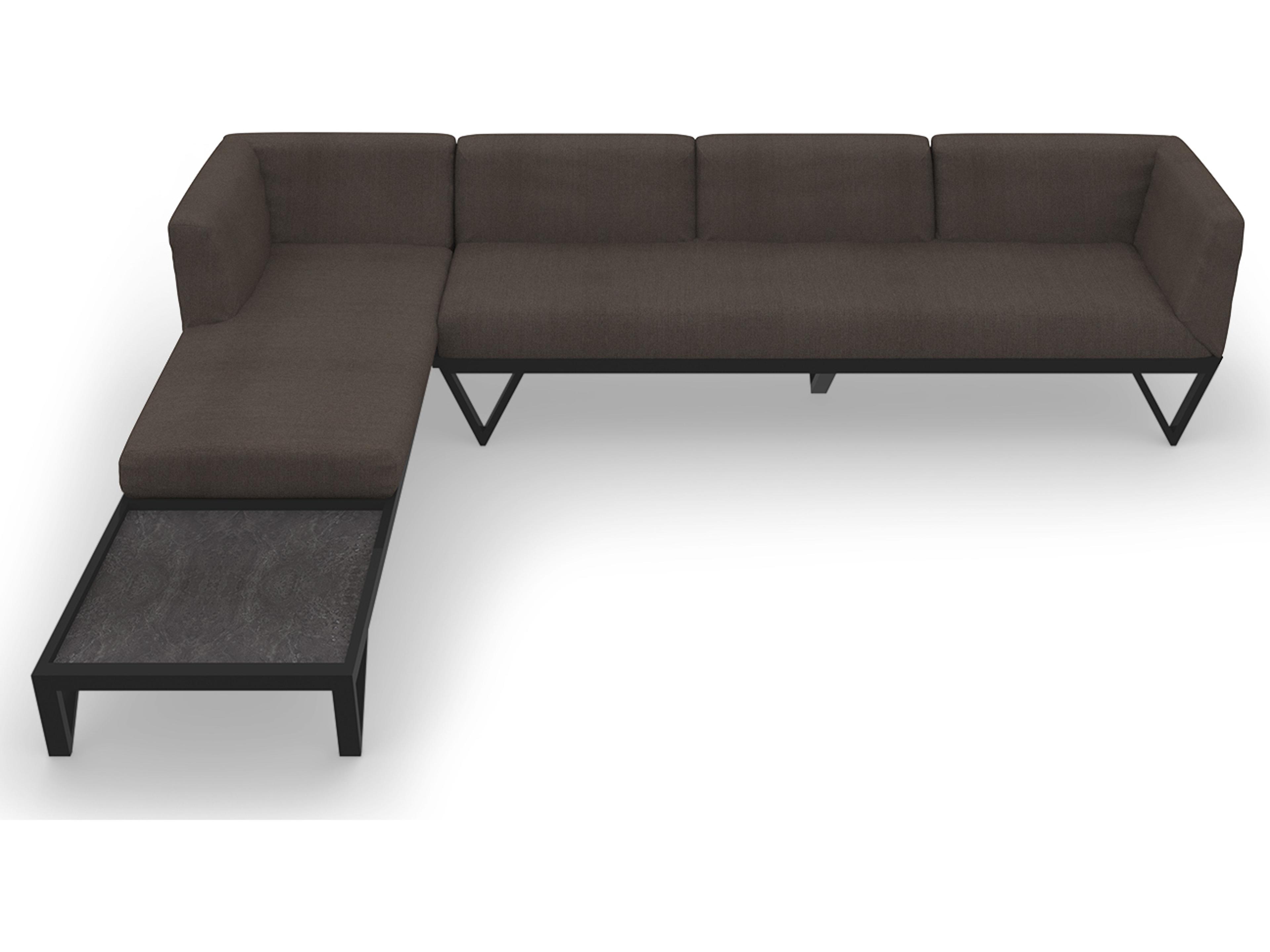 MamaGreen Bondi Belle Aluminum Sectional Outdoor Lounge Set