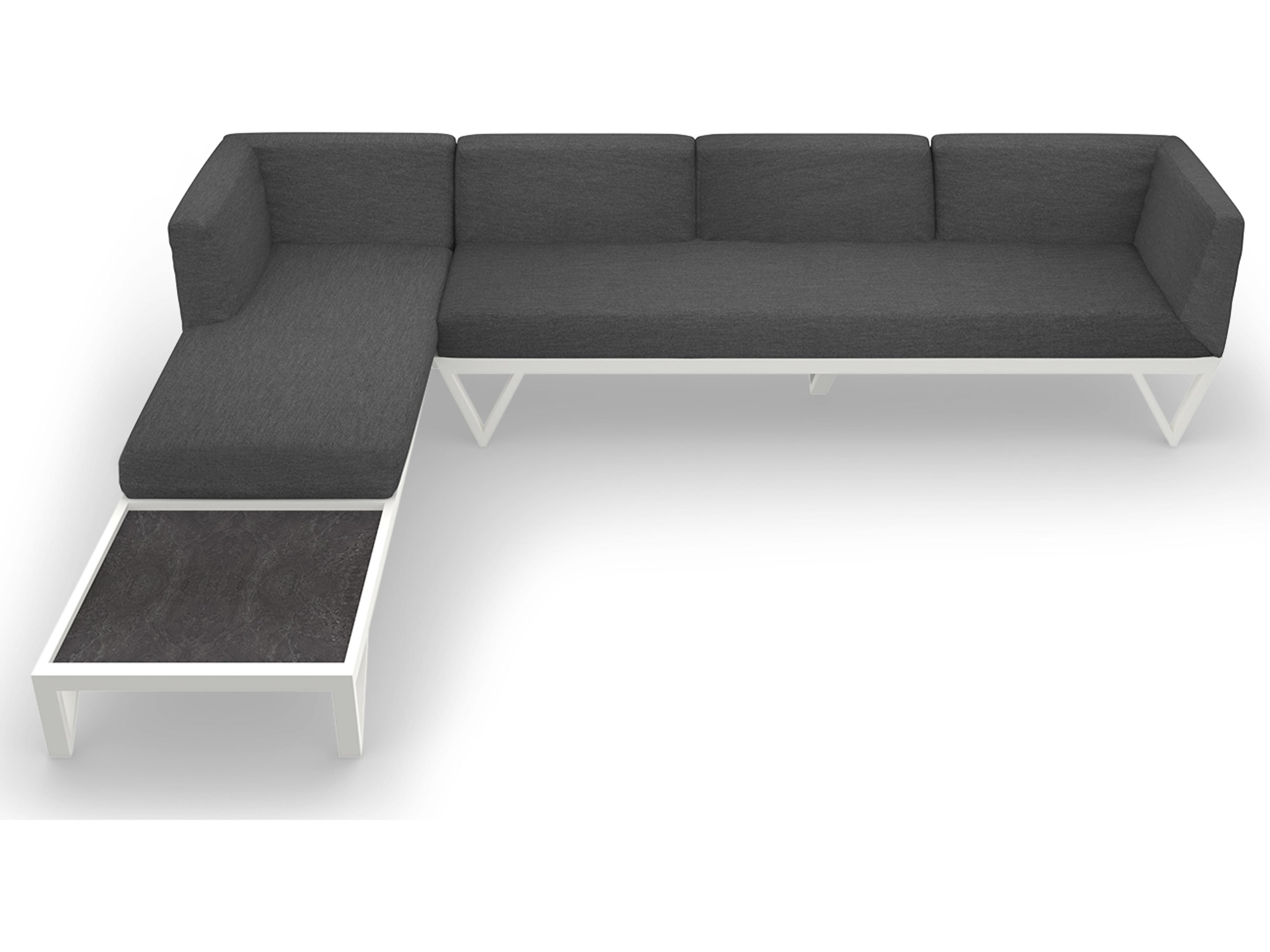 MamaGreen Bondi Belle Aluminum Sectional Outdoor Lounge Set